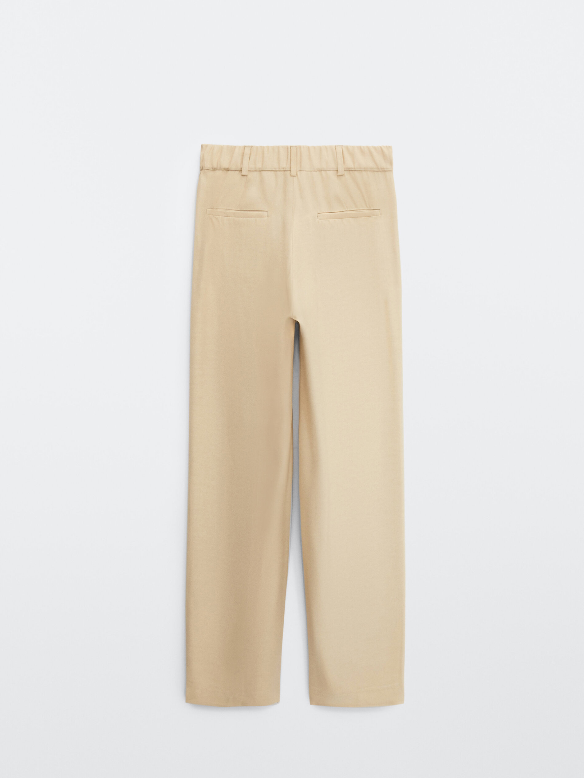 Twill dad pants - Women - Massimo Dutti