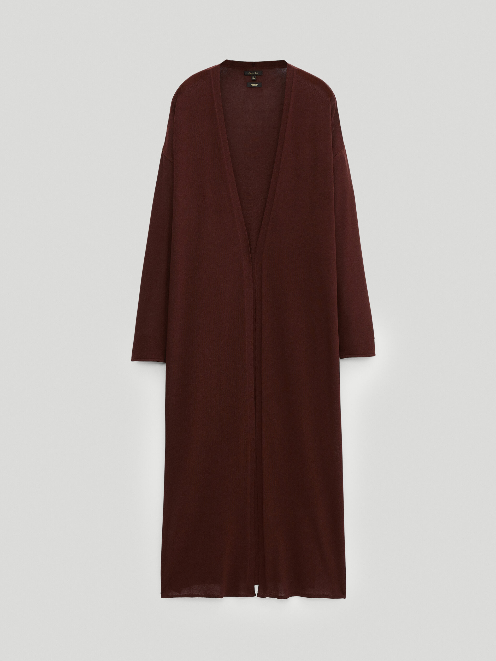 massimo dutti long cardigan