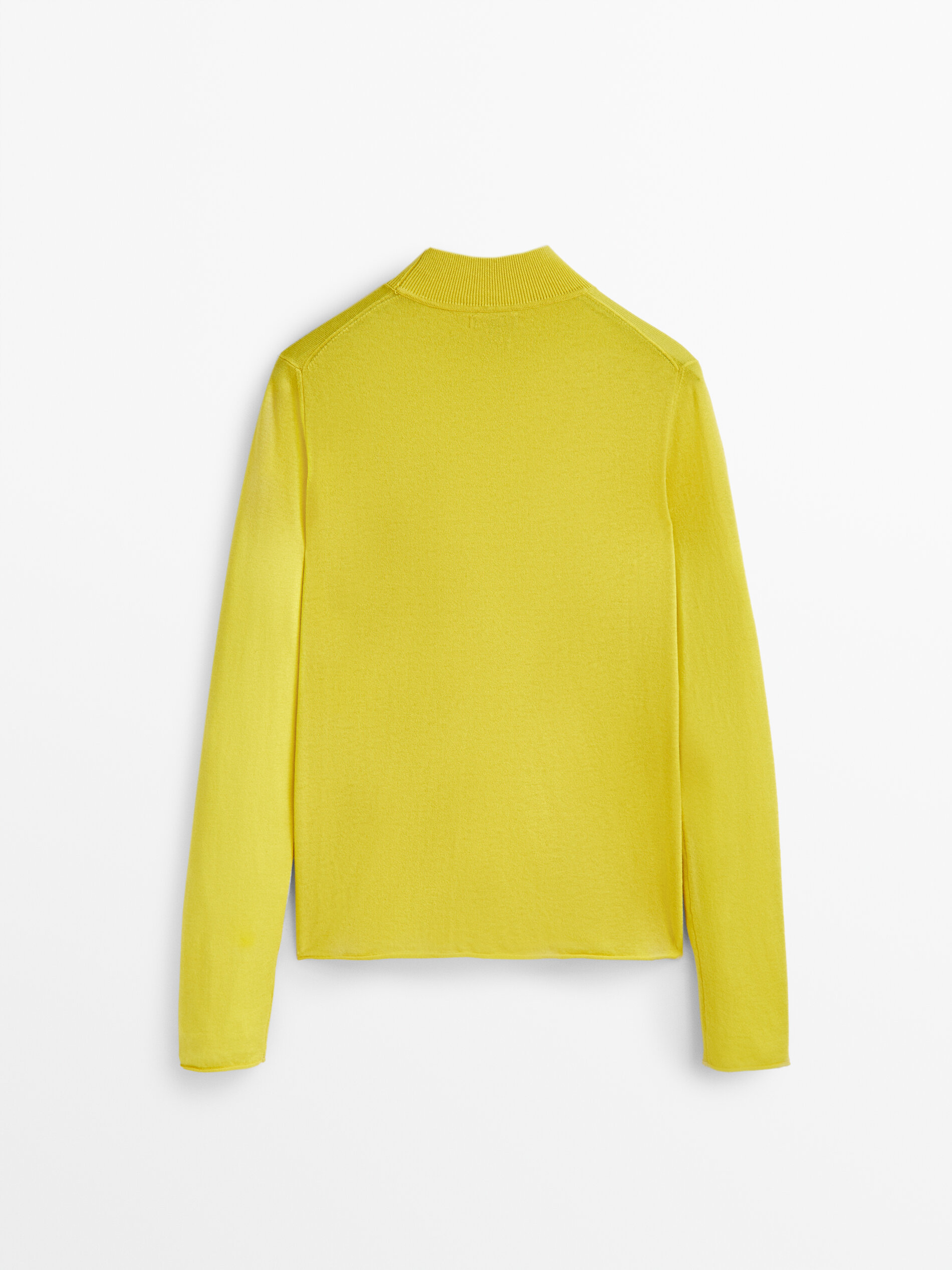 Mock turtleneck sweater - Massimo Dutti 