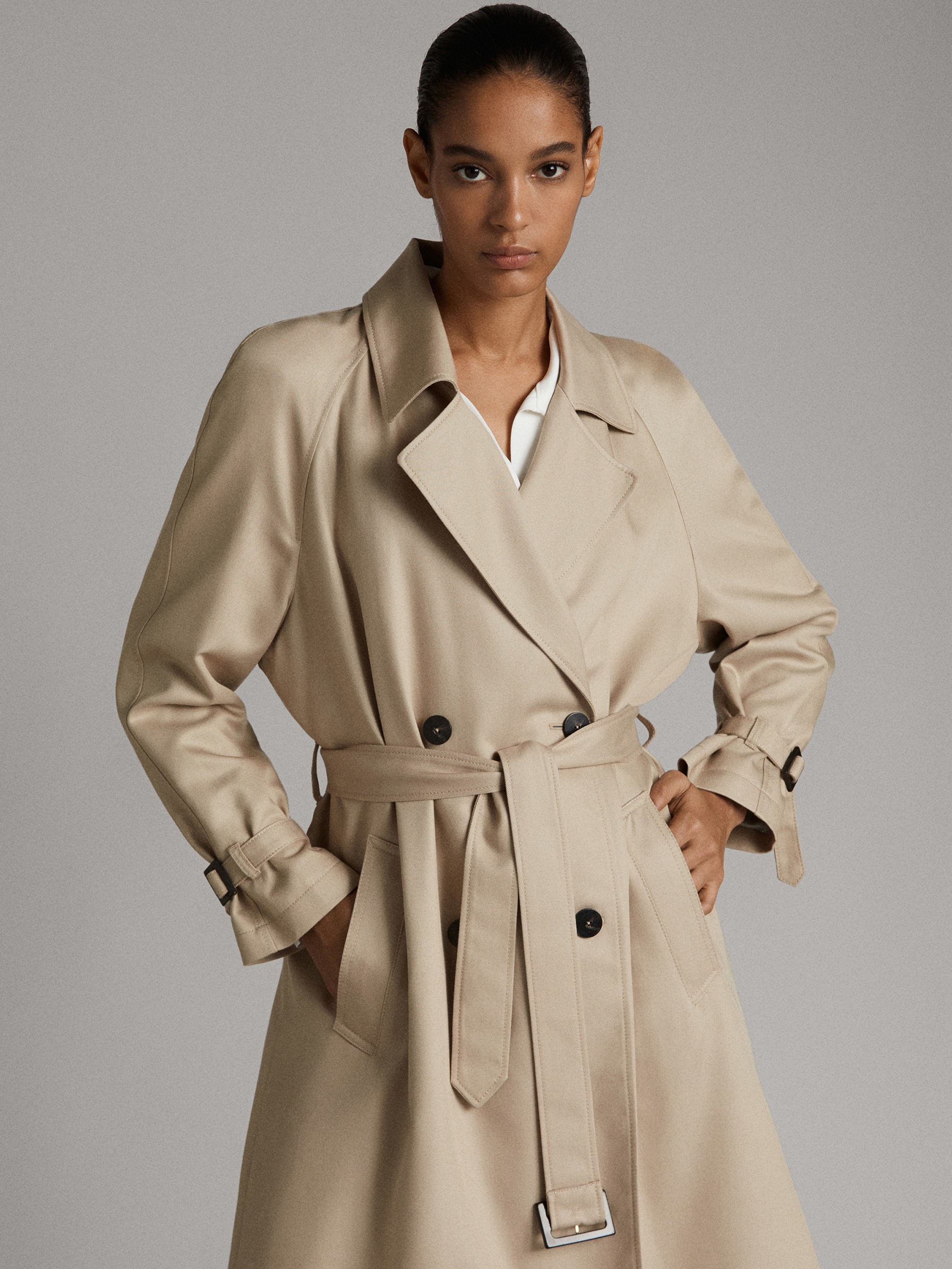 massimo dutti trench