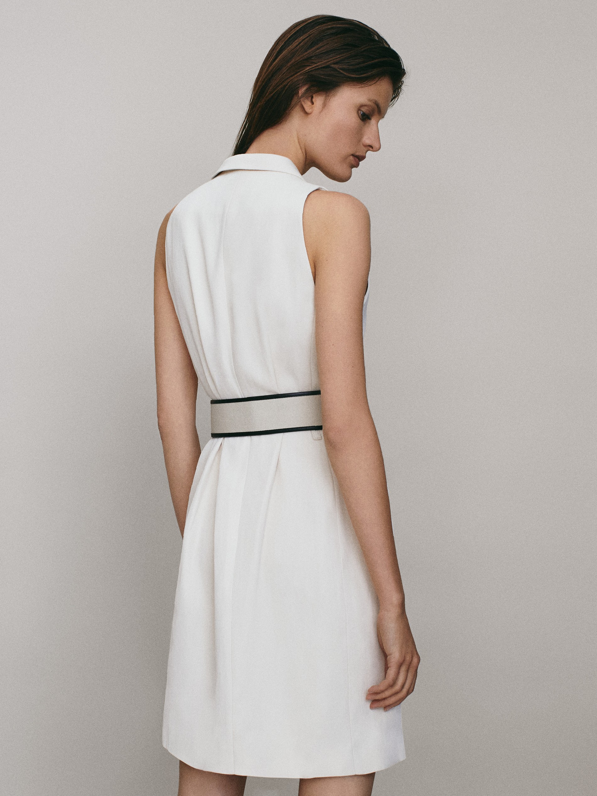 massimo dutti blazer dress
