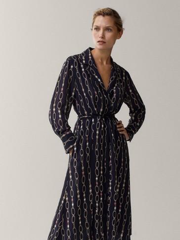 massimo dutti white dress