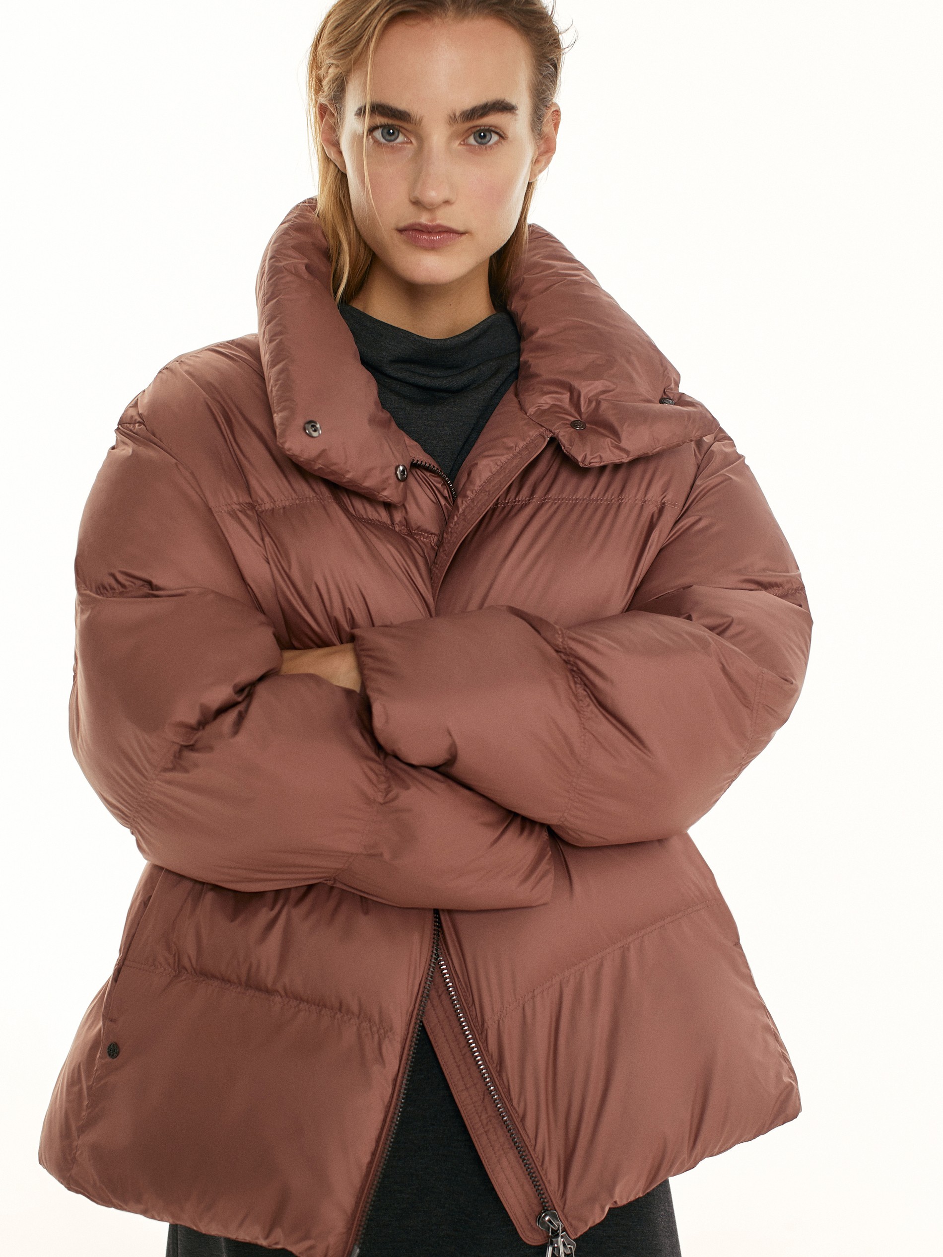 massimo dutti puffer jacket women's