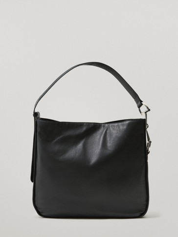 massimo dutti leather backpack