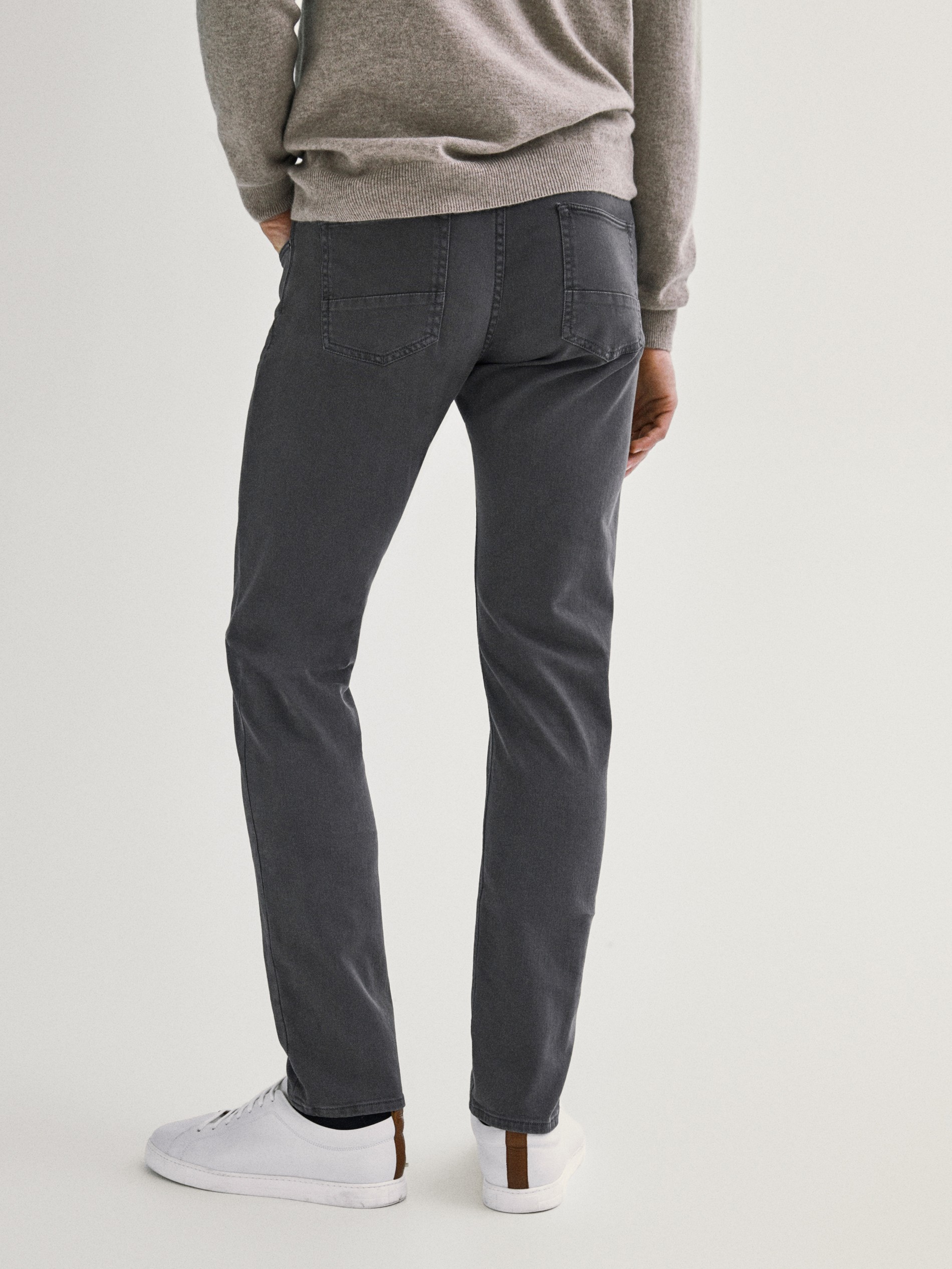 slim fit cotton jeans