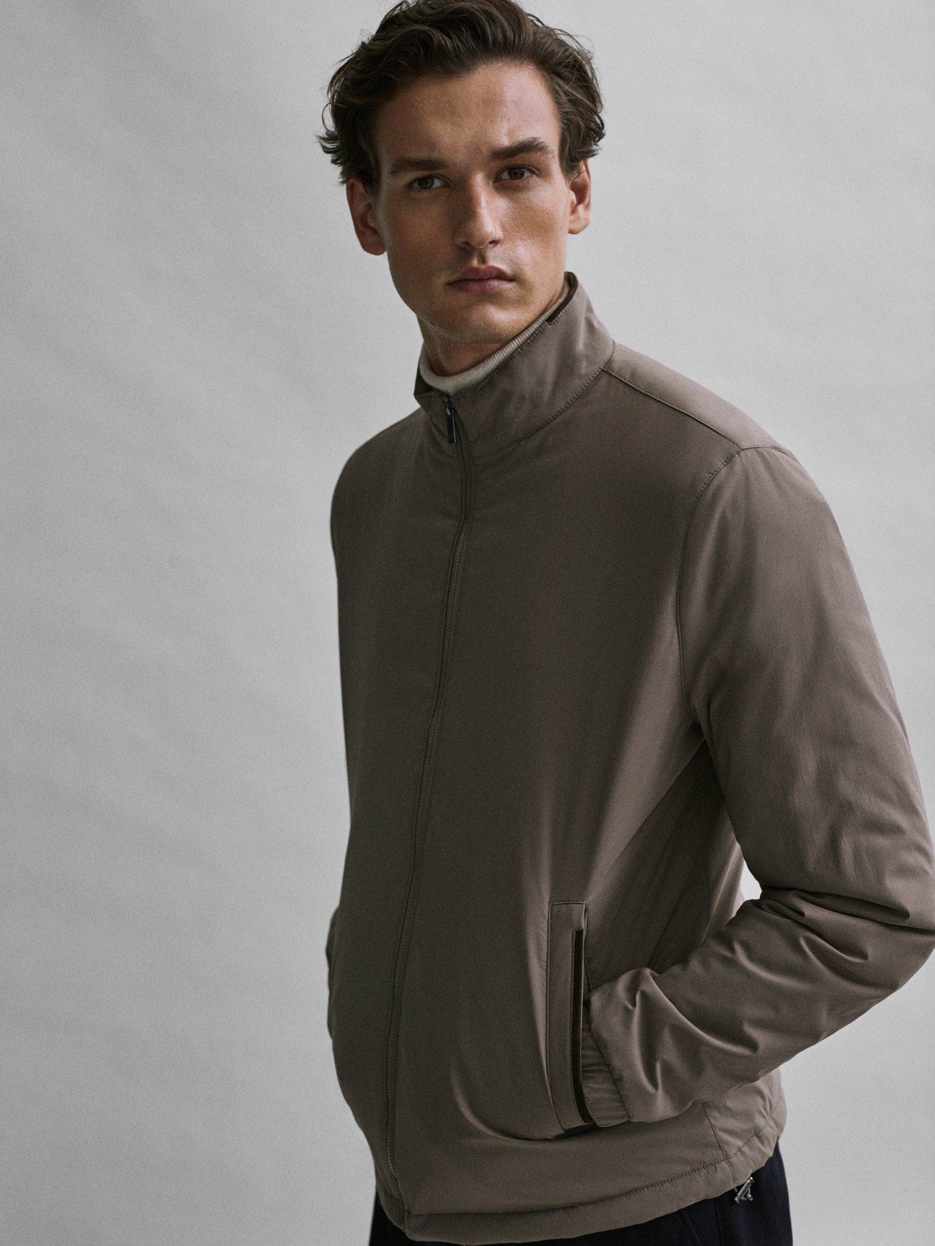 massimo dutti bomber jacket