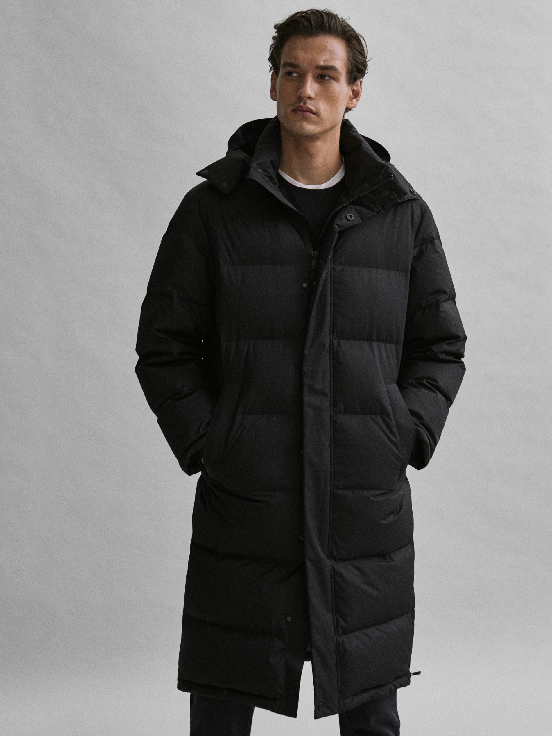 massimo dutti down jacket