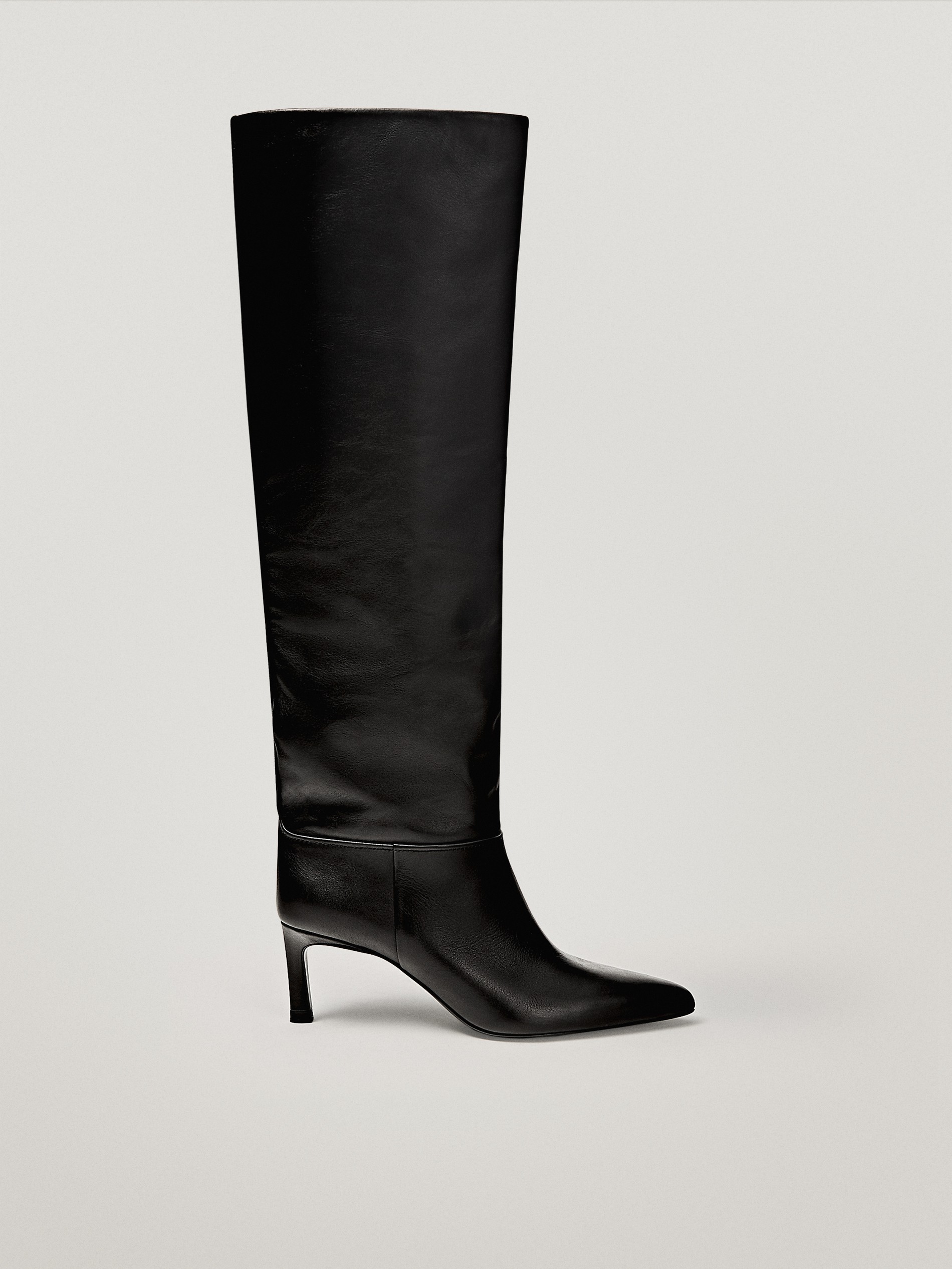 high heel boots short