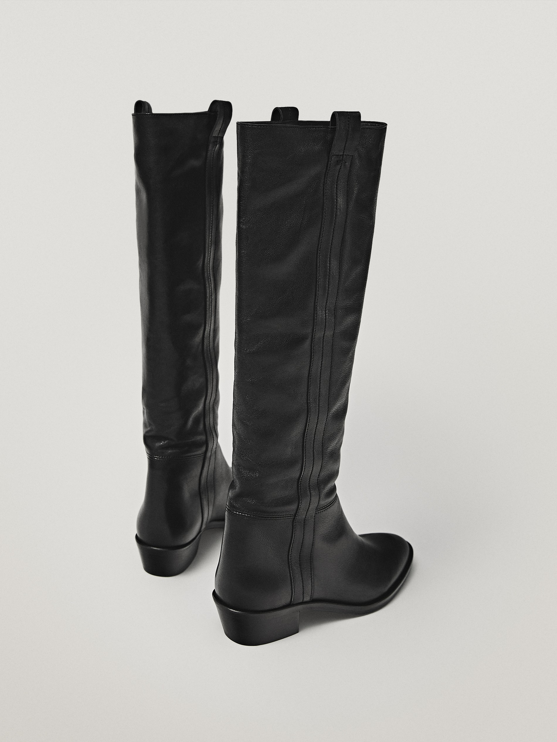 massimo dutti cowboy boots