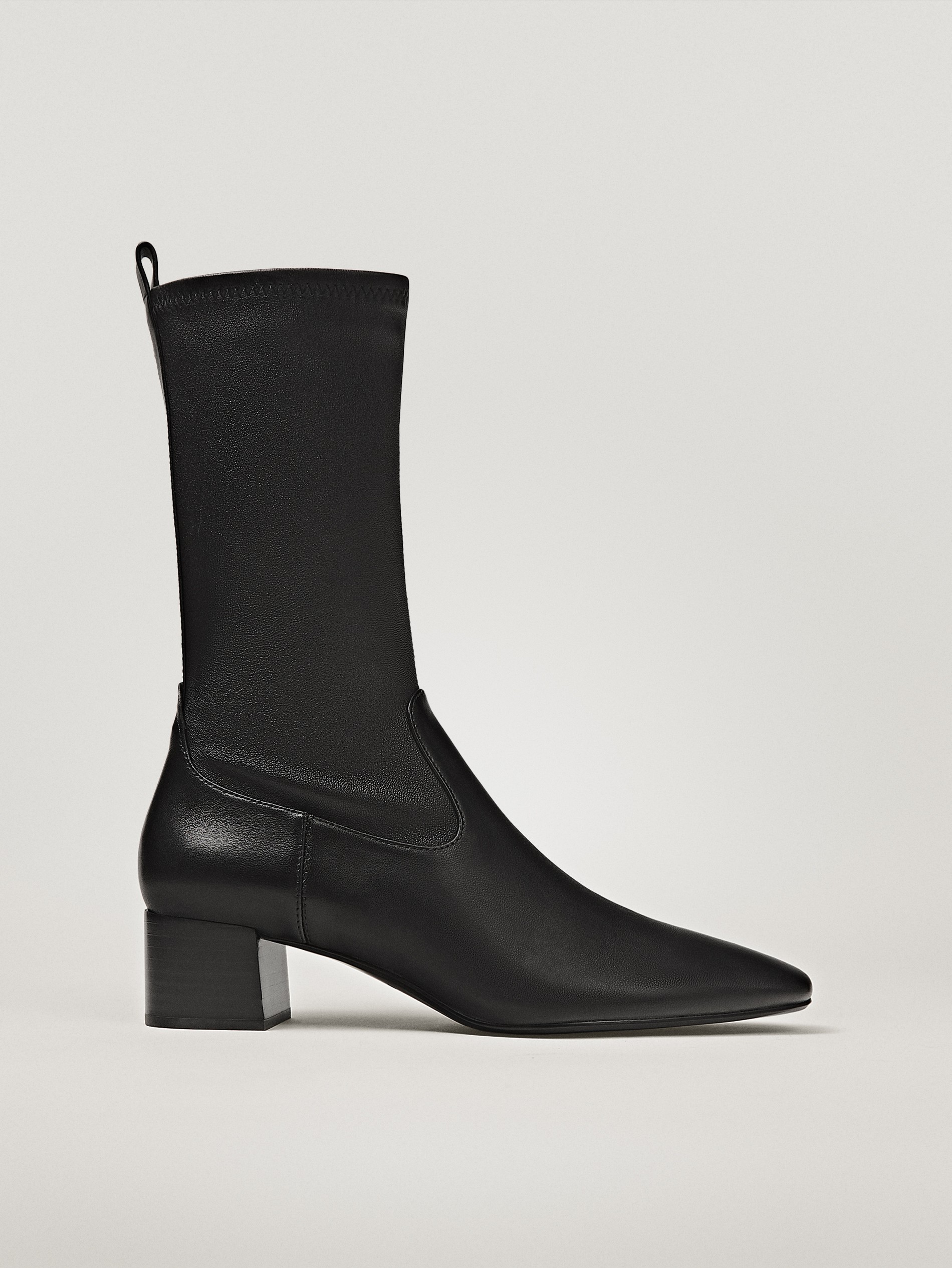 men's high heel ankle boots