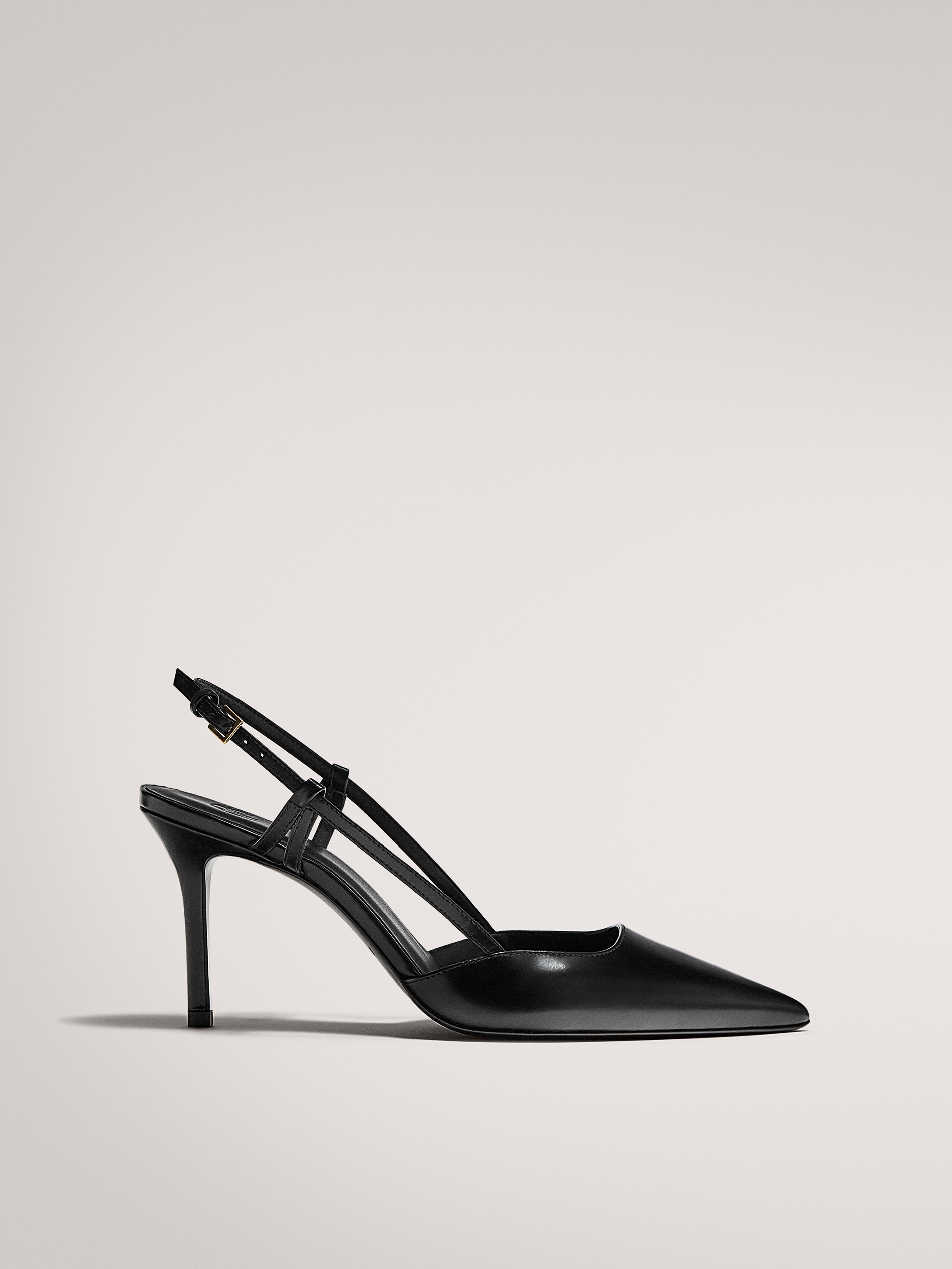 womens black slingback shoes
