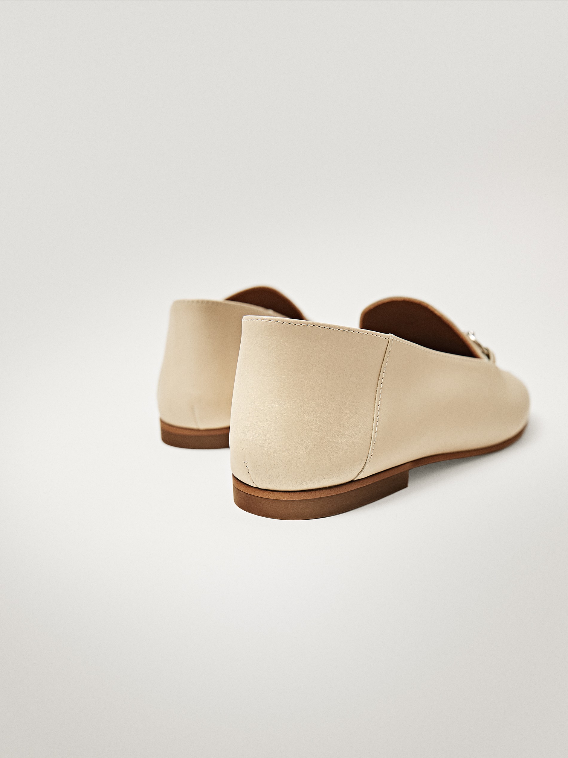 cream loafer mules