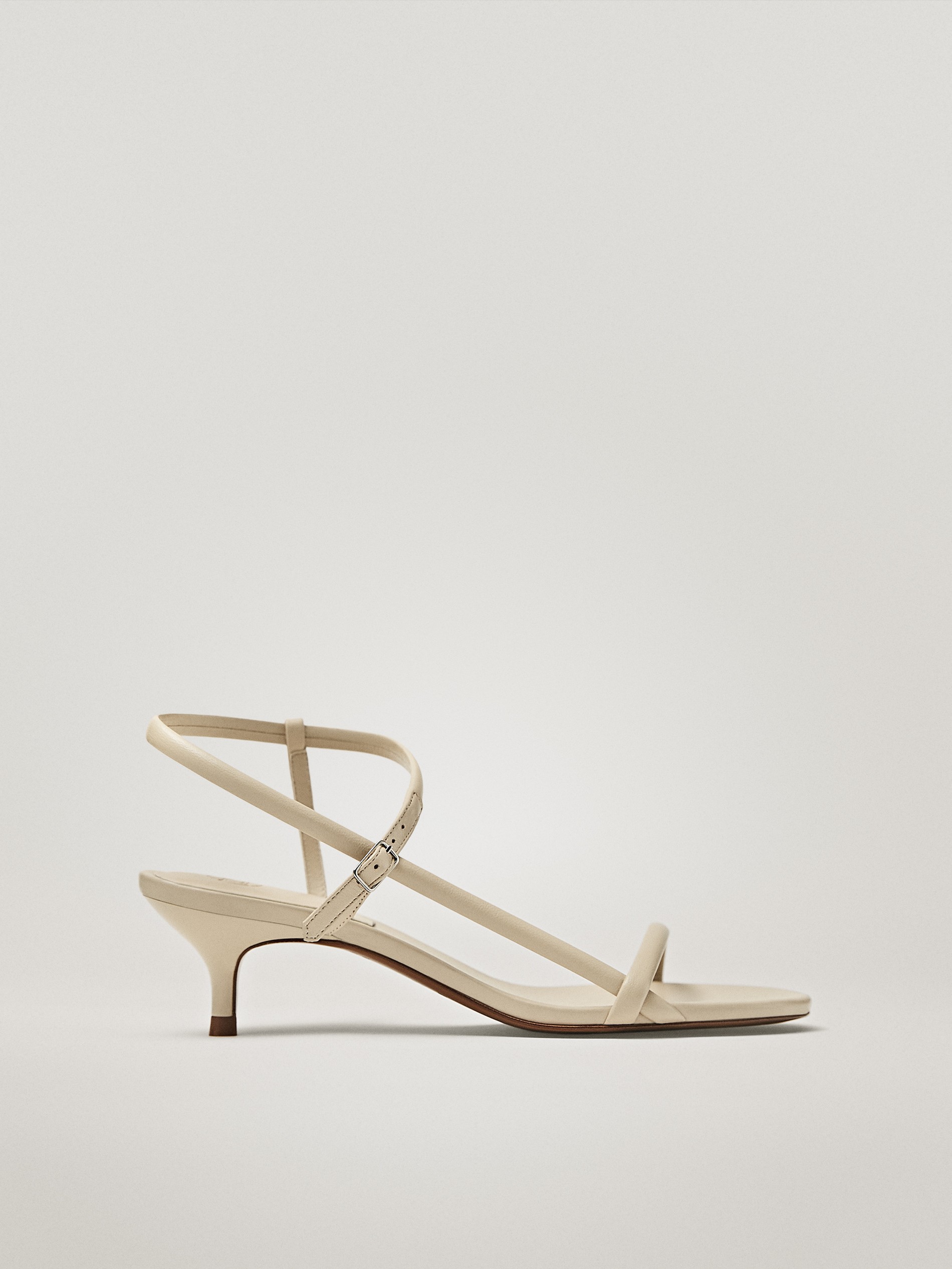 kitten heel strappy shoes