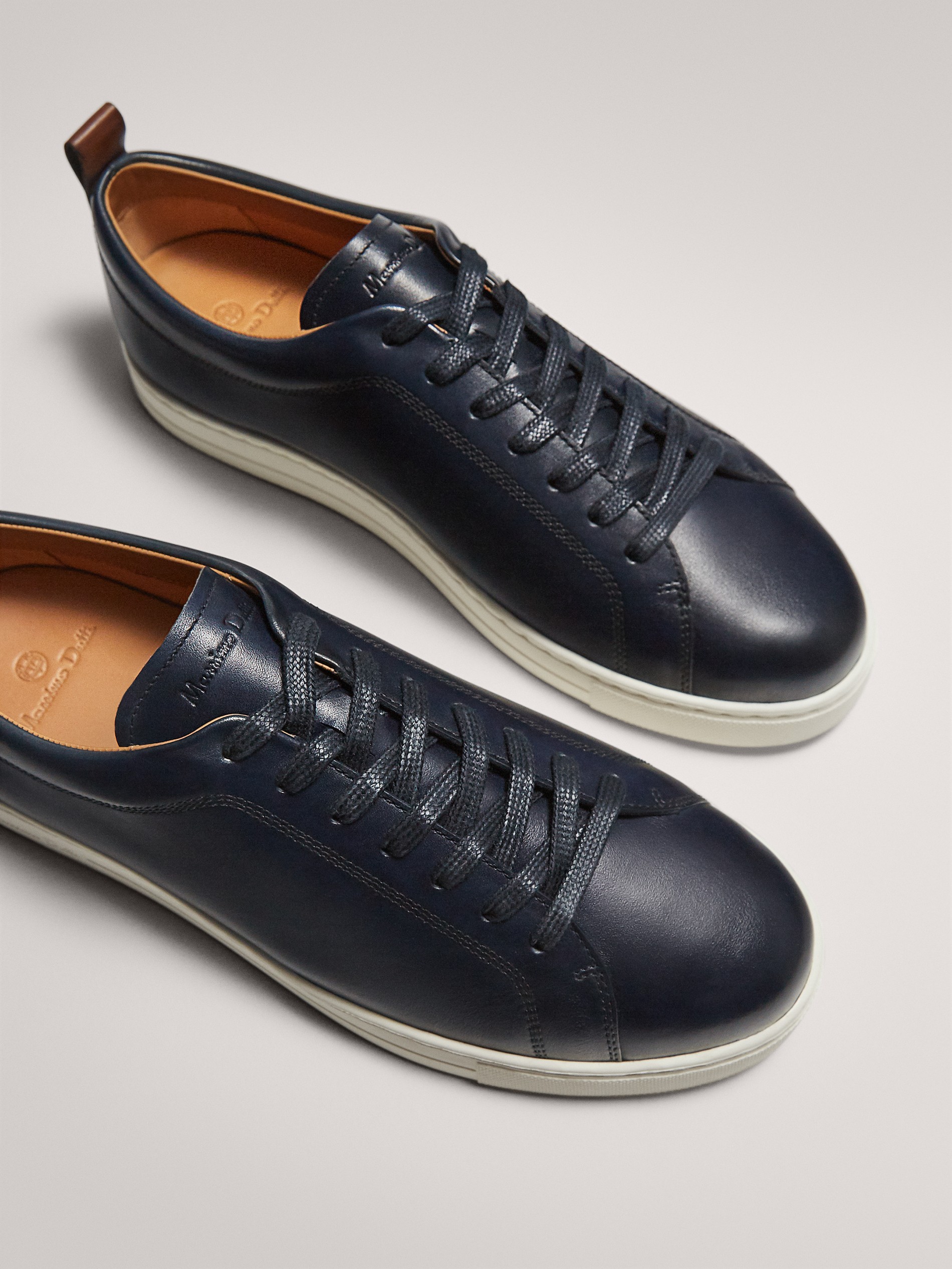 LEATHER SNEAKERS - null - Massimo Dutti