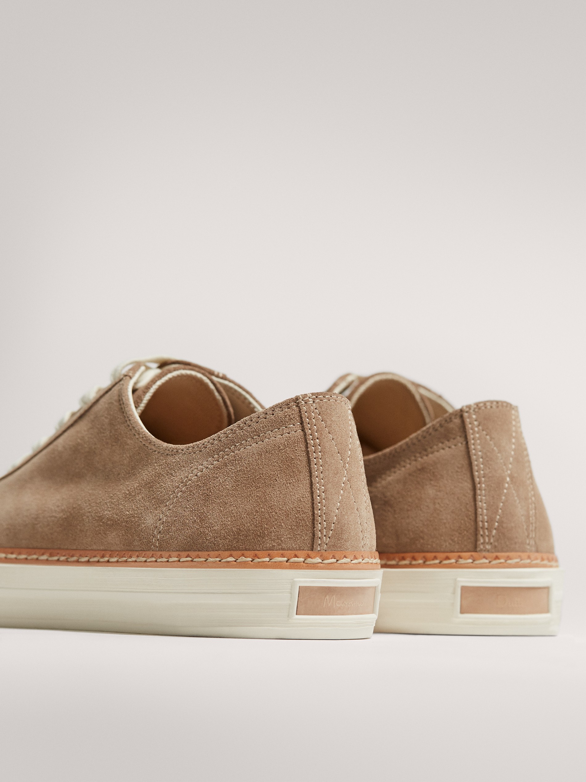 sand coloured trainers