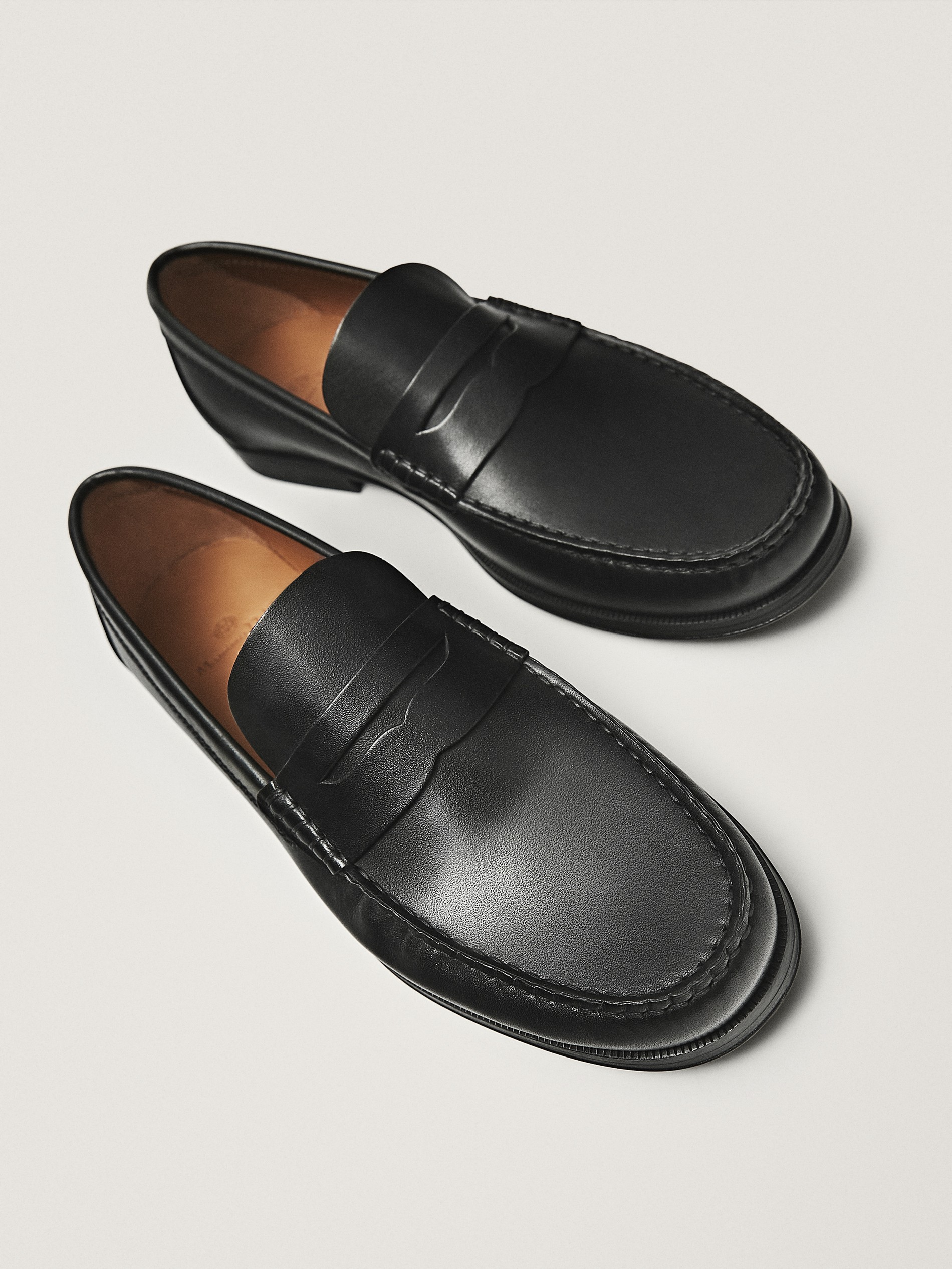 massimo dutti penny loafers