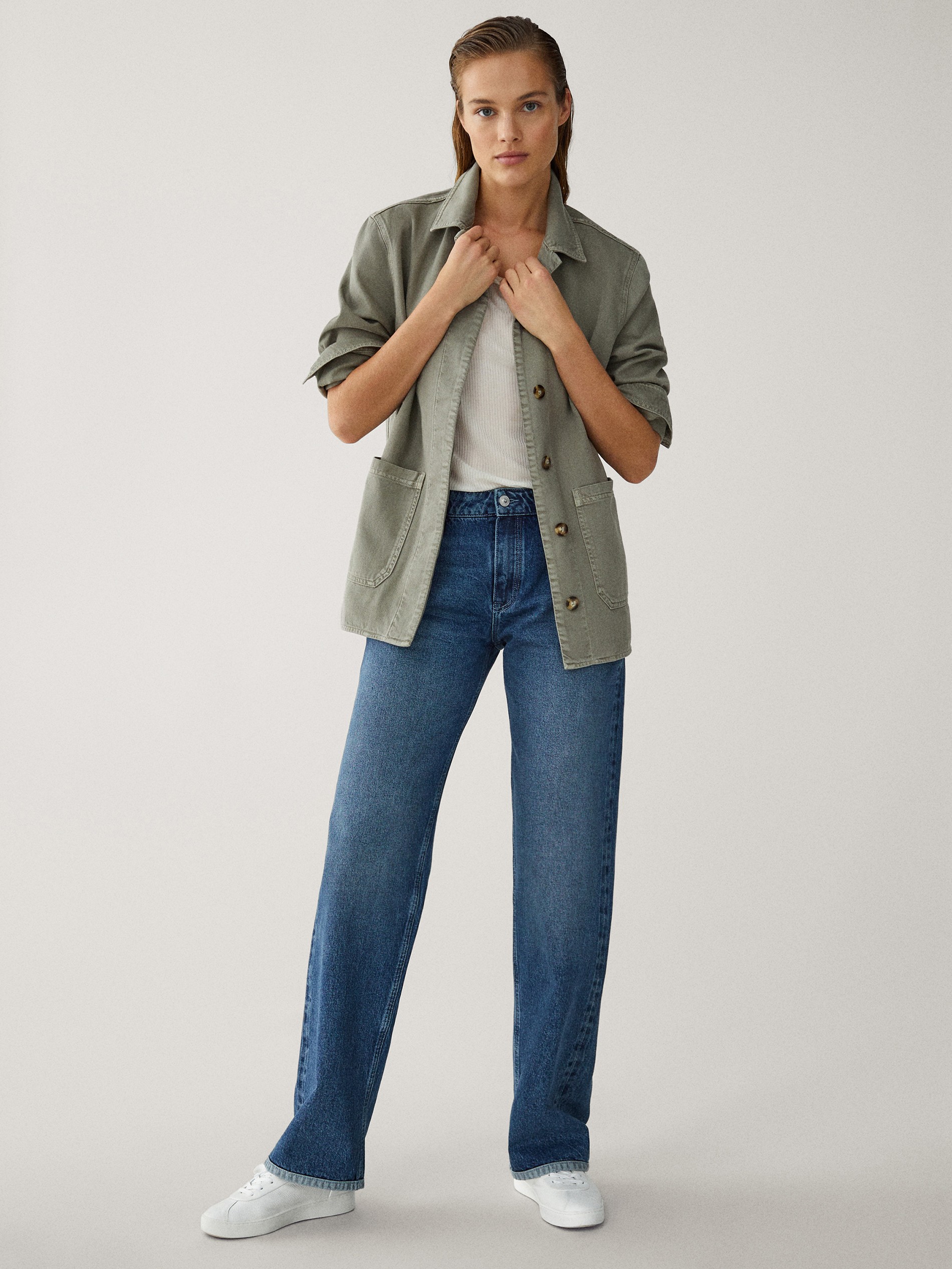 high rise selvedge denim
