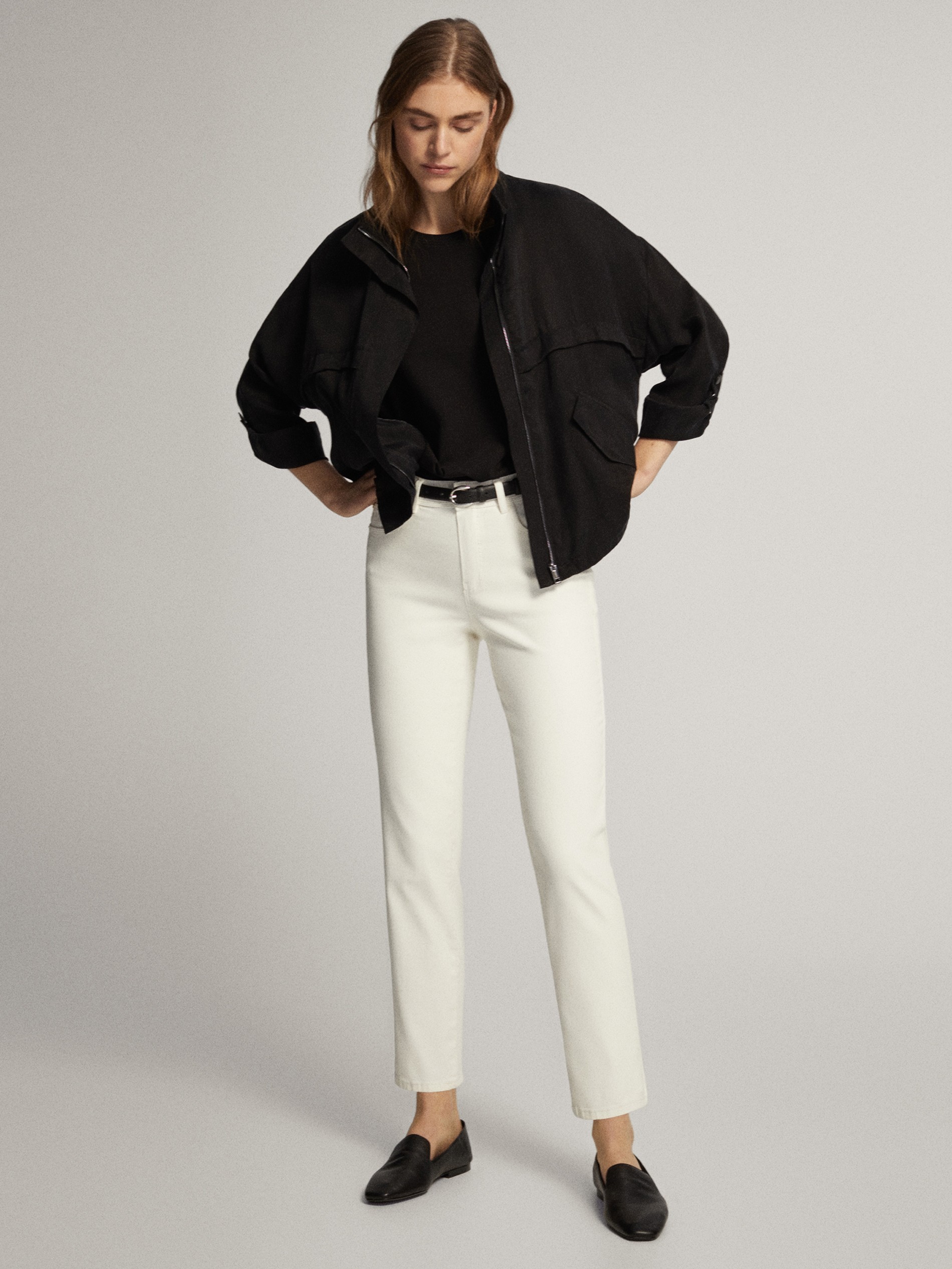 slim cropped fit
