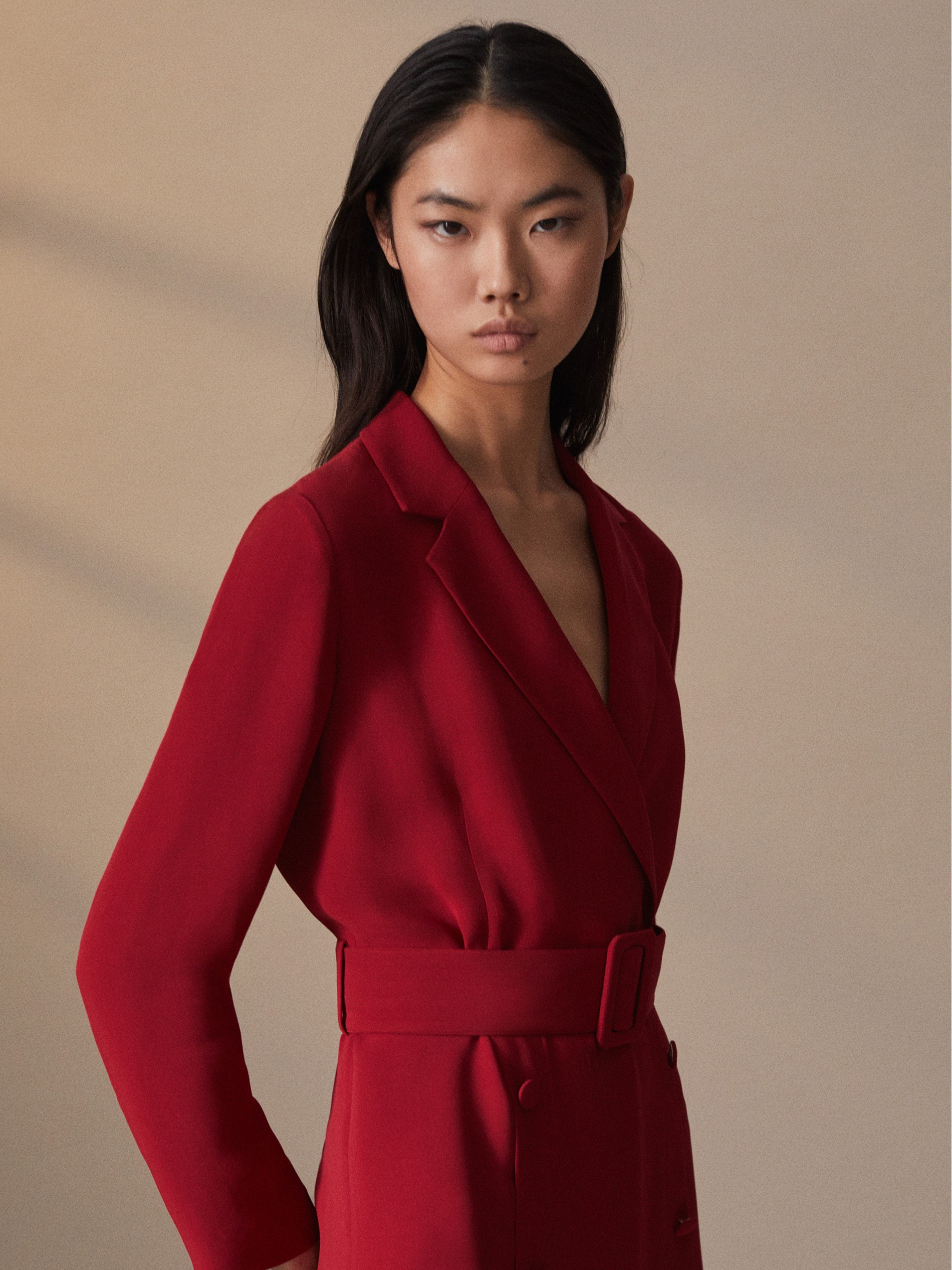 massimo dutti blazer dress