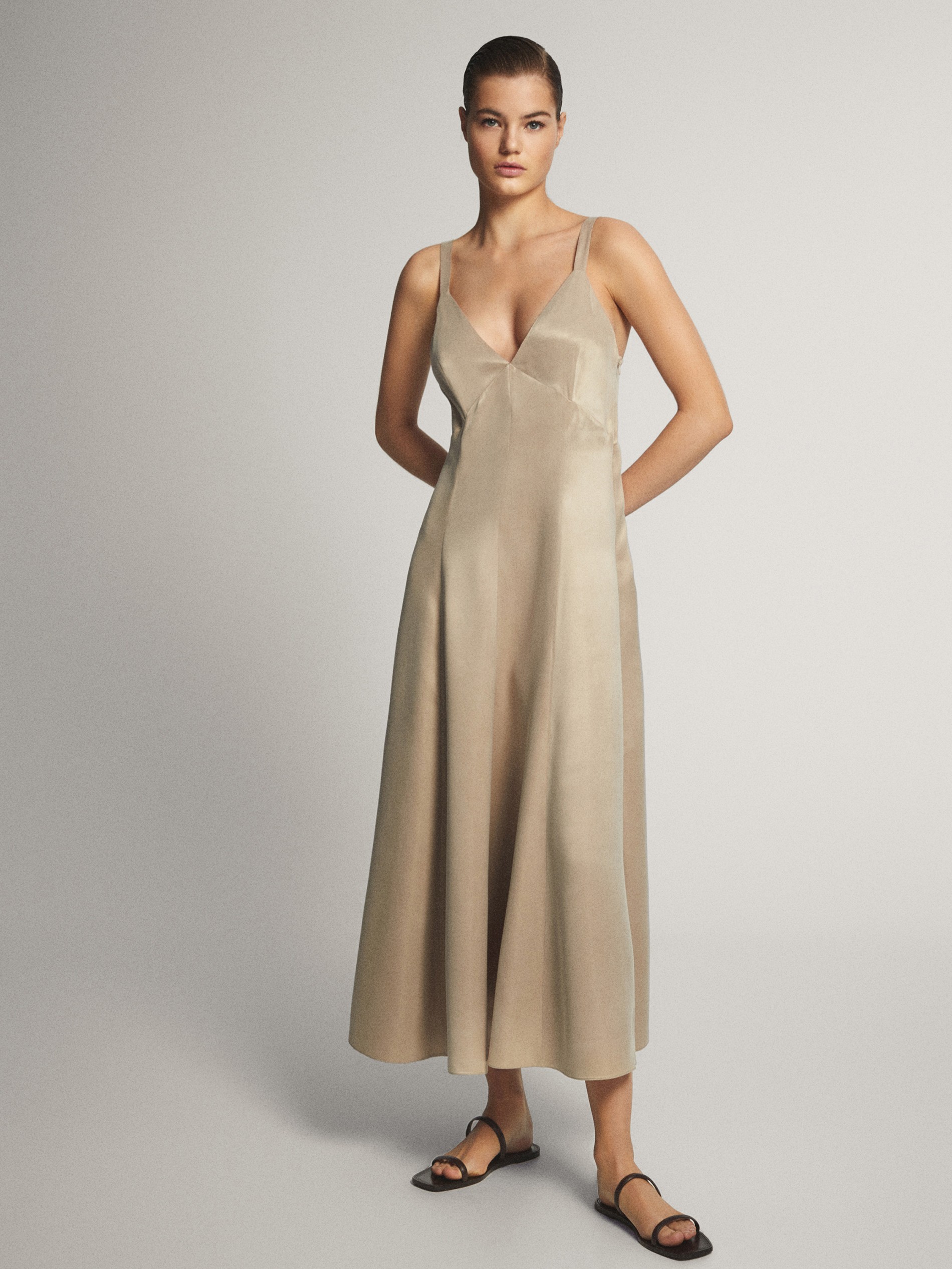 flowing camisole dress