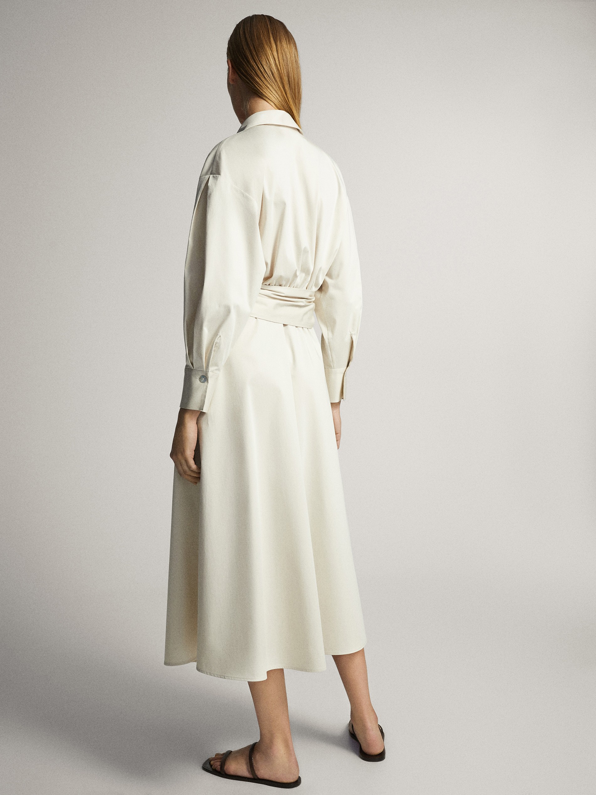 massimo dutti shirt dress