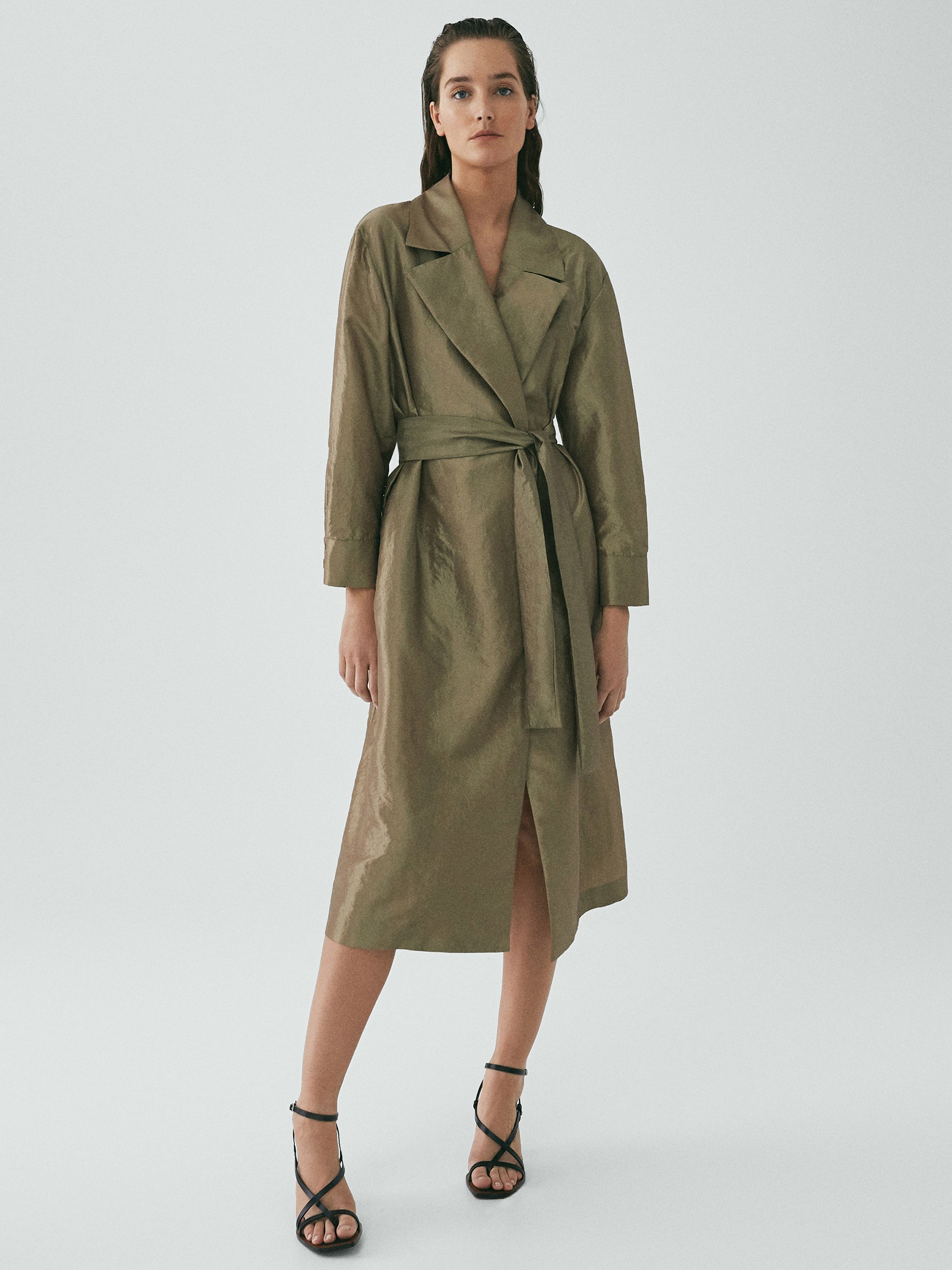 massimo dutti trench