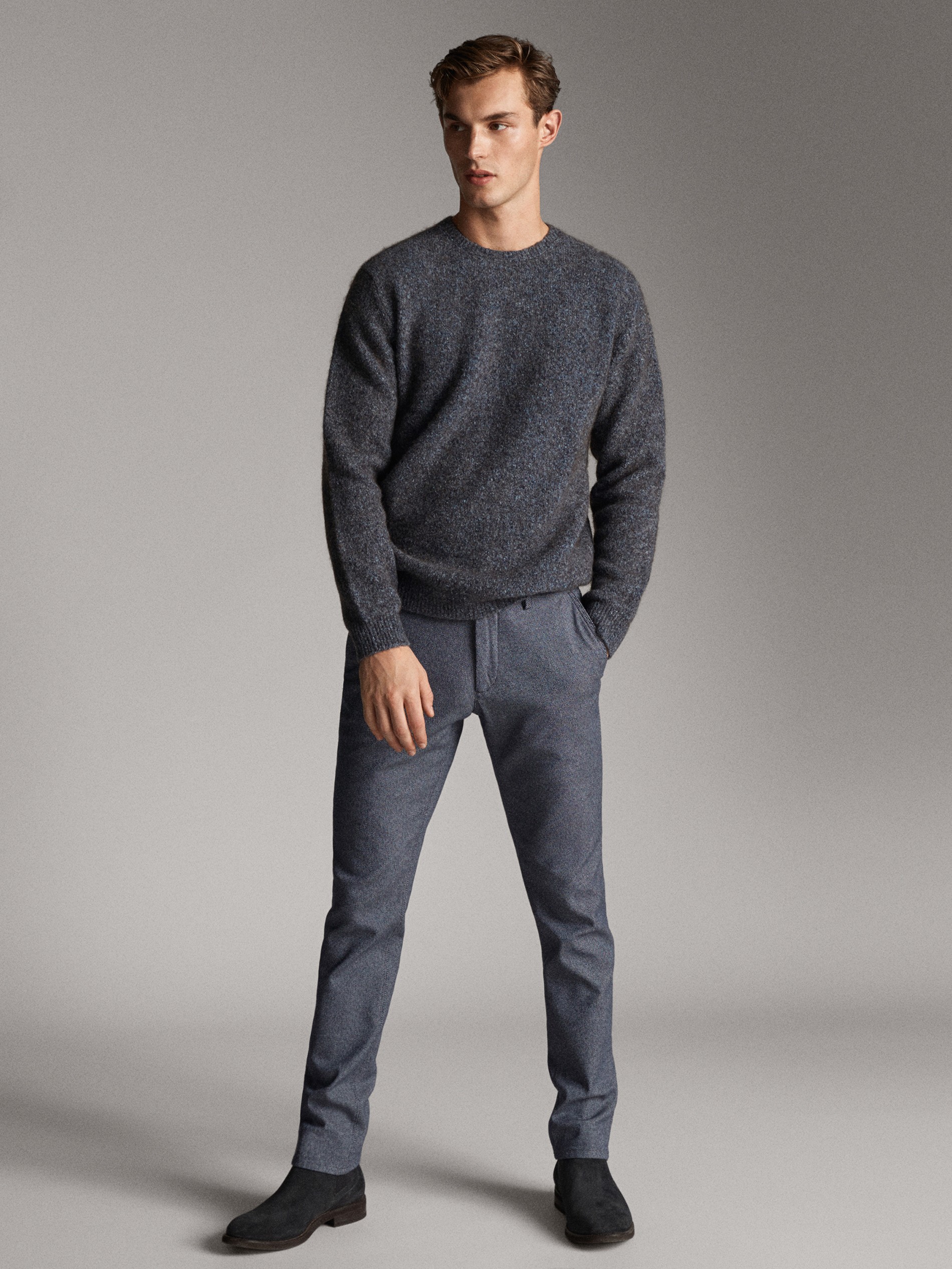 massimo dutti slim fit chinos