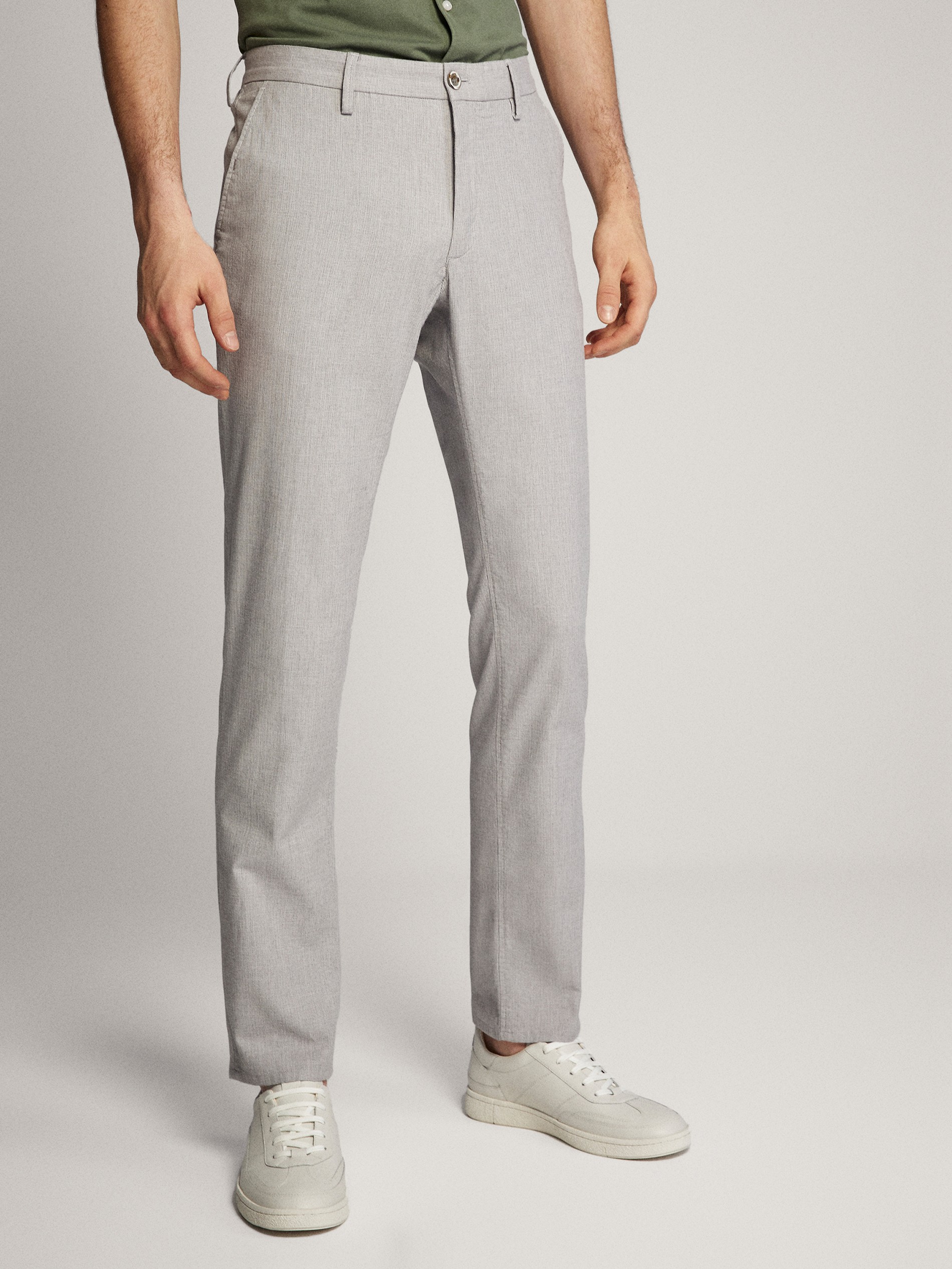 massimo dutti slim fit chinos