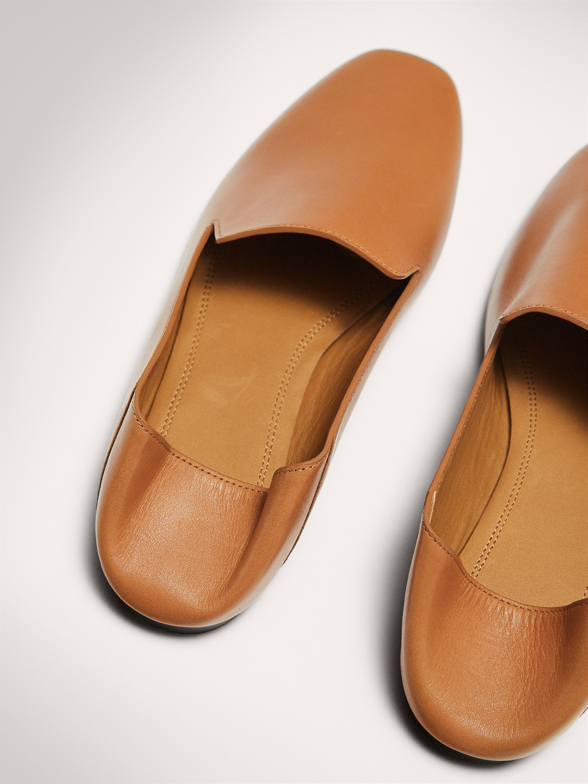 Soft leather loafers