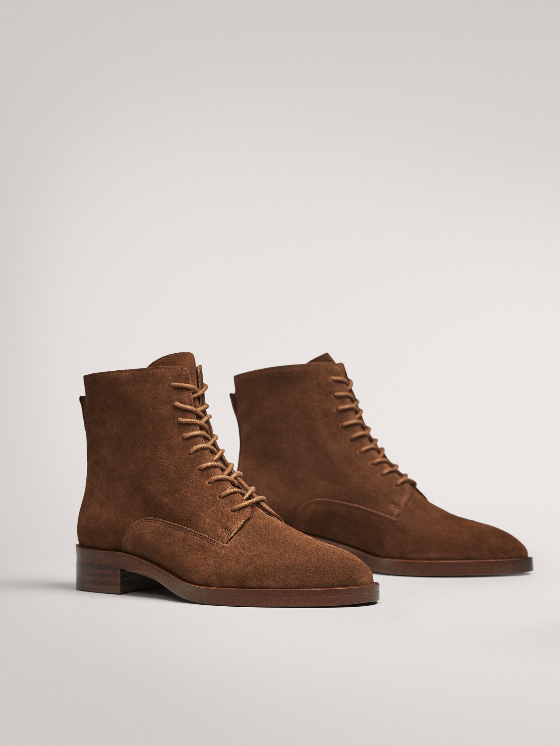 flat suede boots