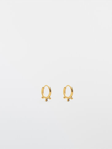 Gold plated water proof earrings
