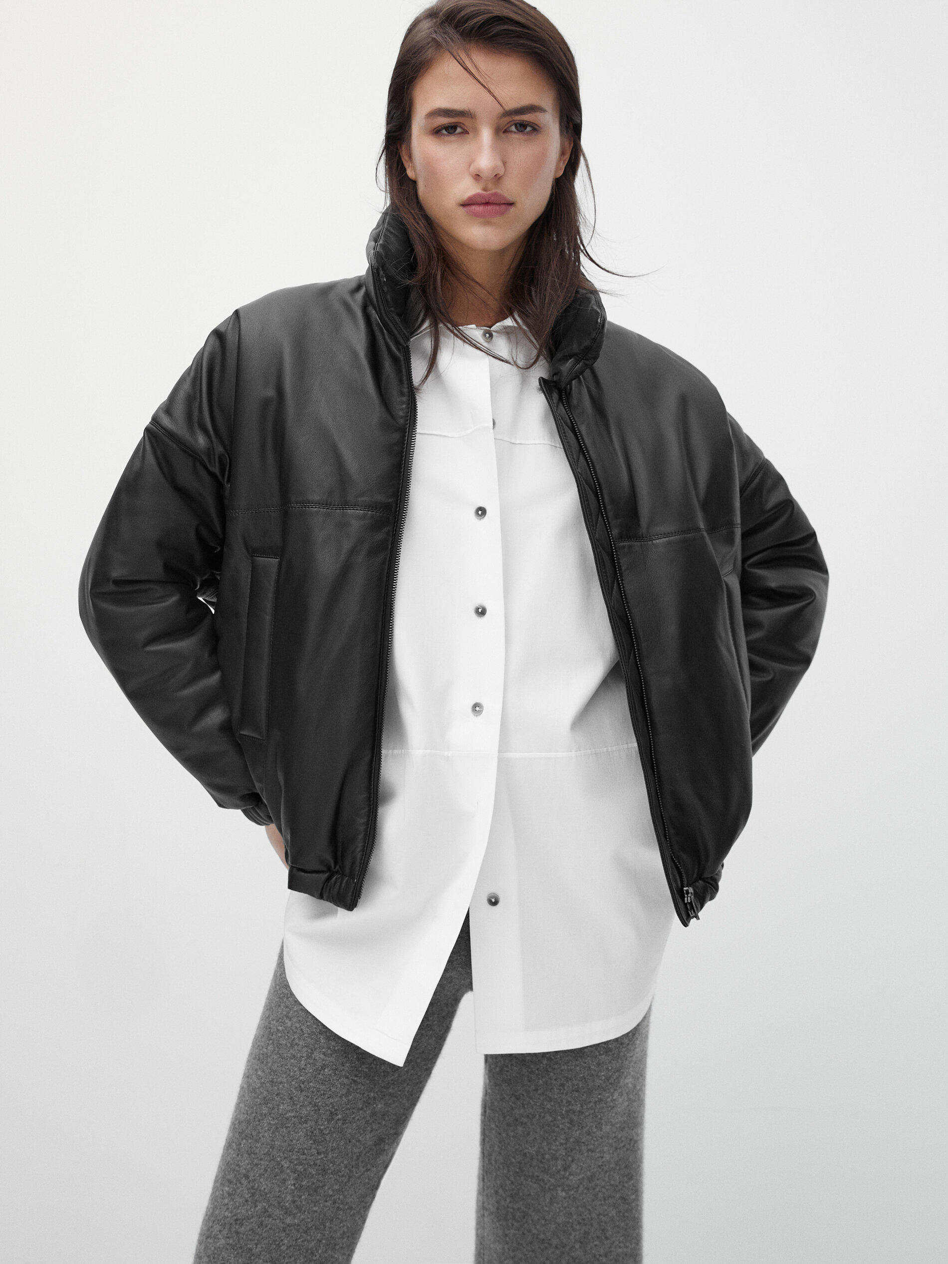 bomber jacket massimo dutti