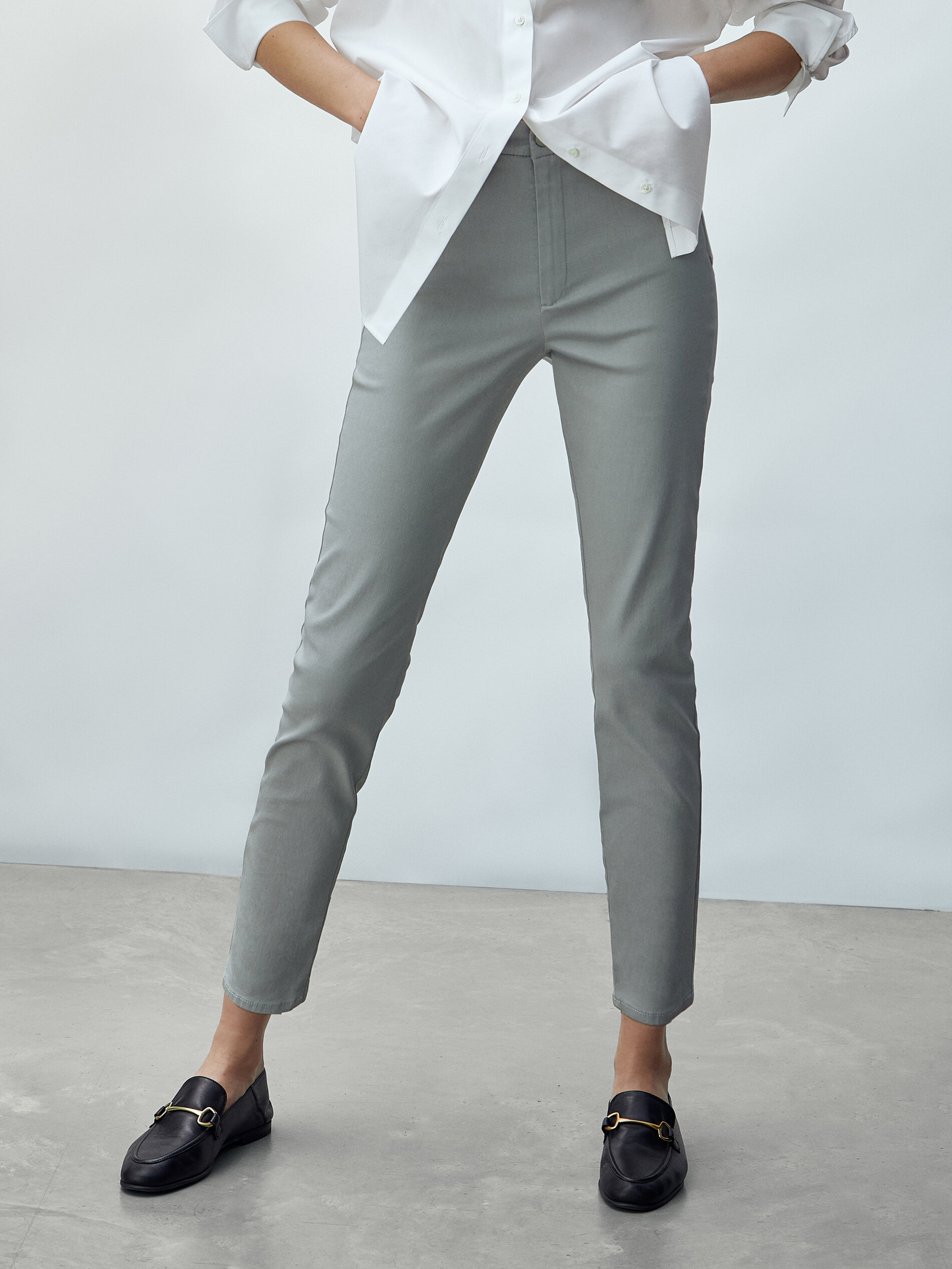 Coated leggings - null - Massimo Dutti