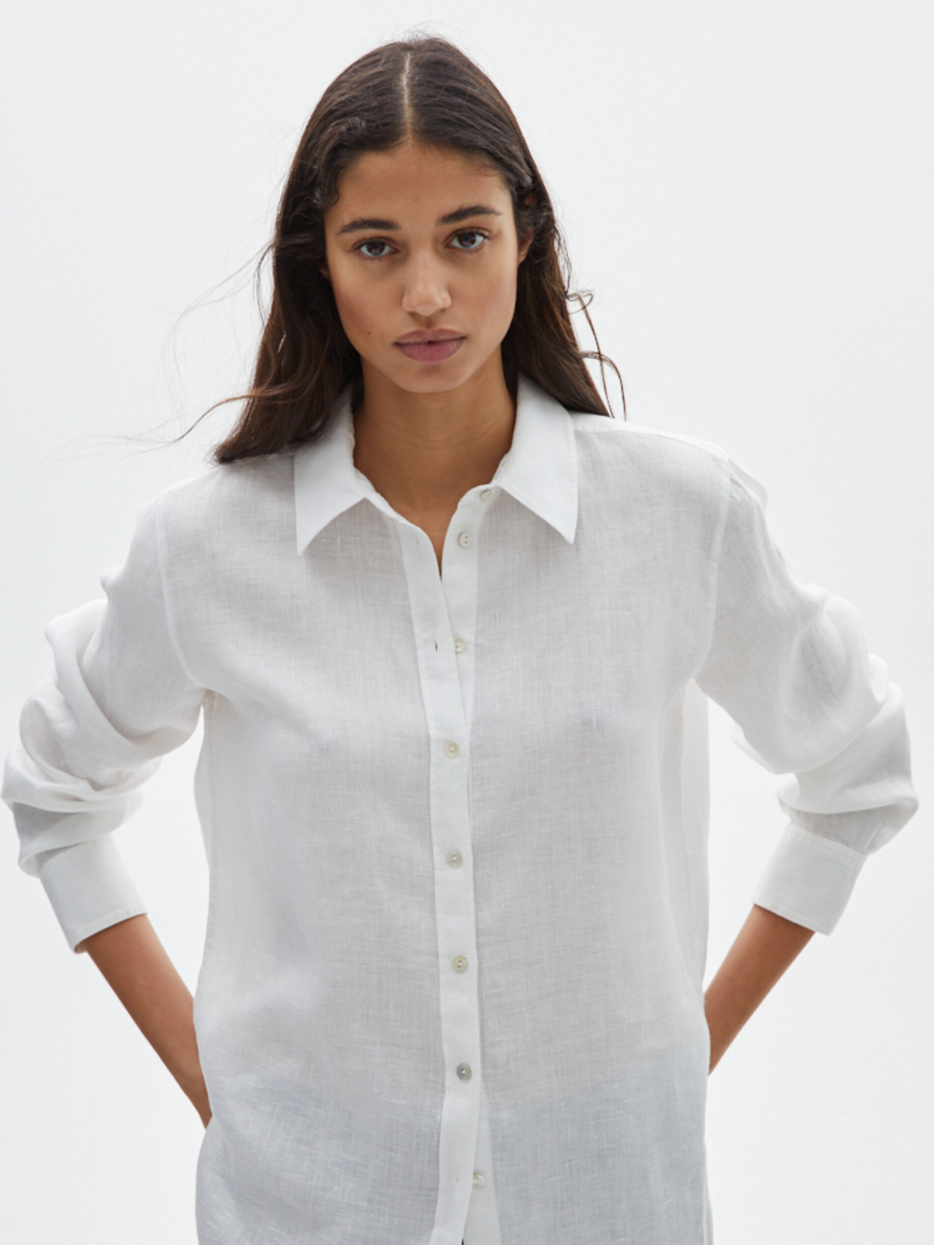 gap linen blouse