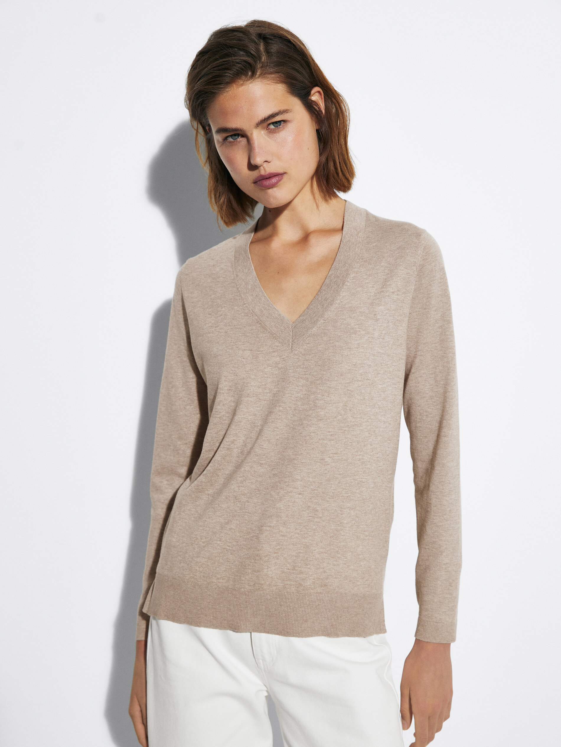 massimo dutti cotton cashmere sweater