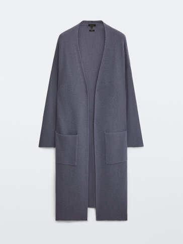 massimo dutti long cardigan