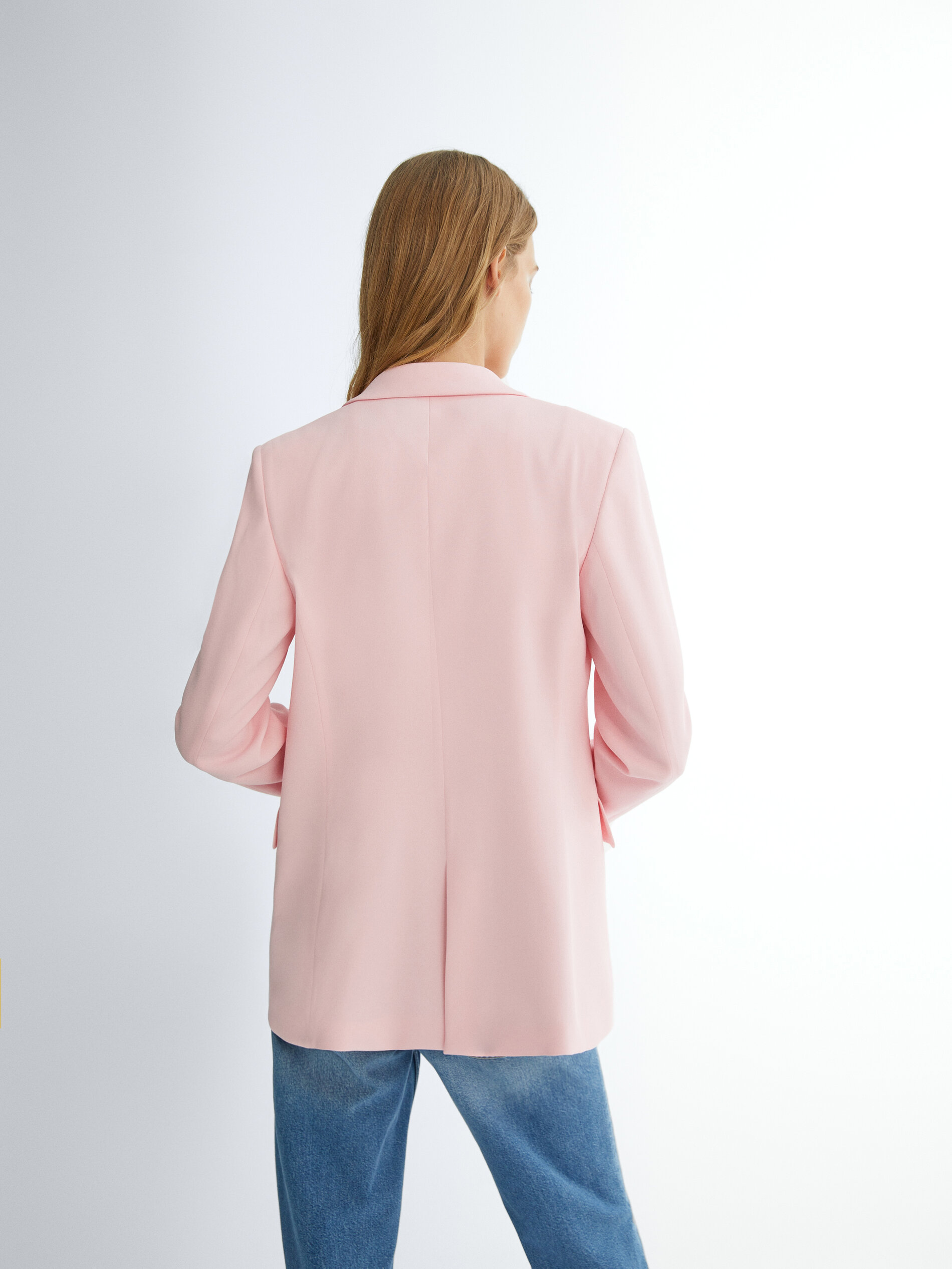 Double-breasted blazer with decorative buttons - Women - Massimo Dutti