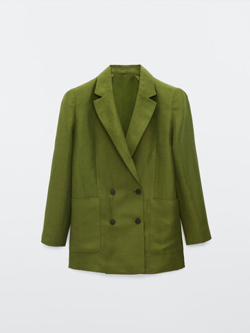 massimo dutti green jacket