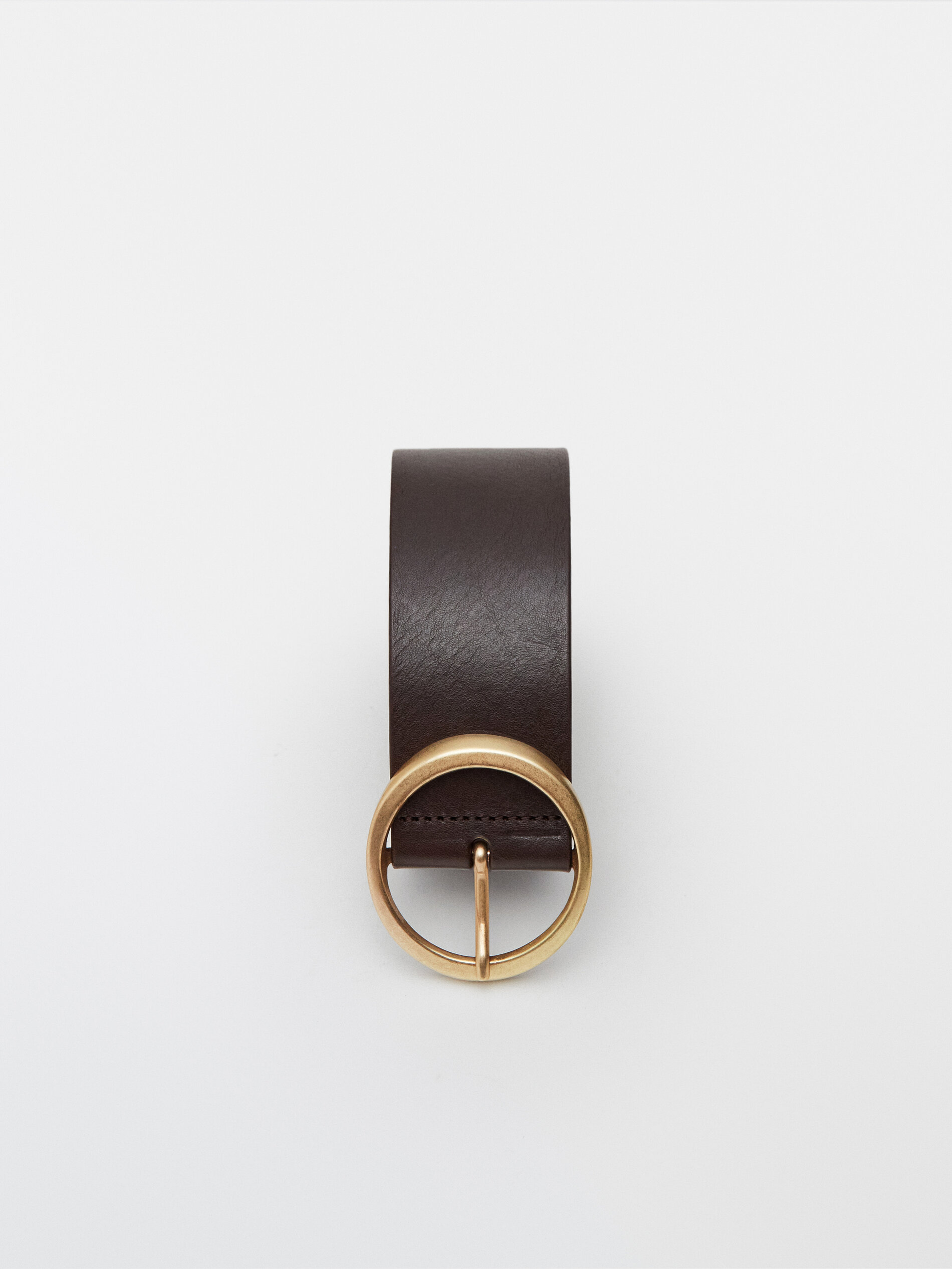 zara double loop buckle belt