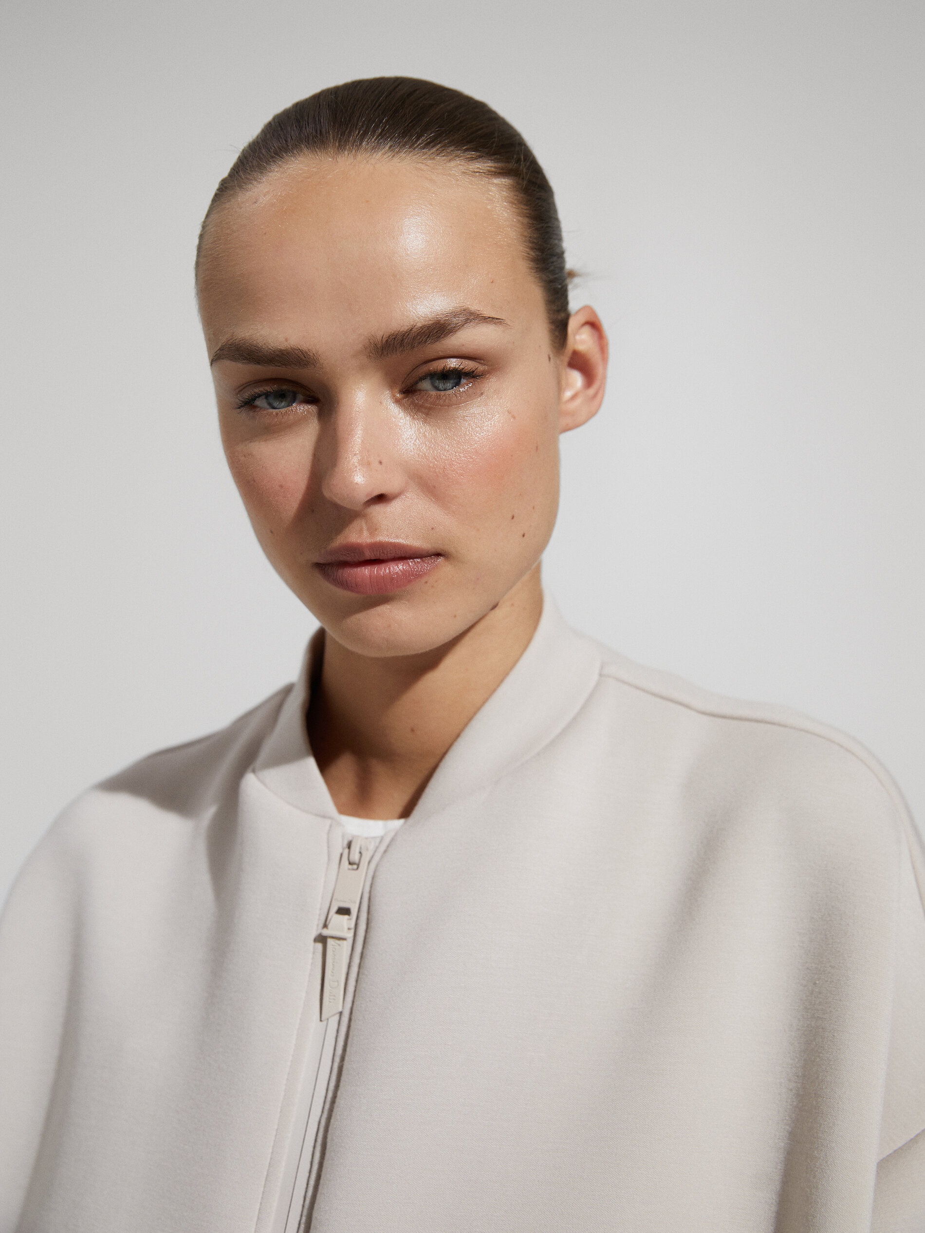 country road linen bomber jacket