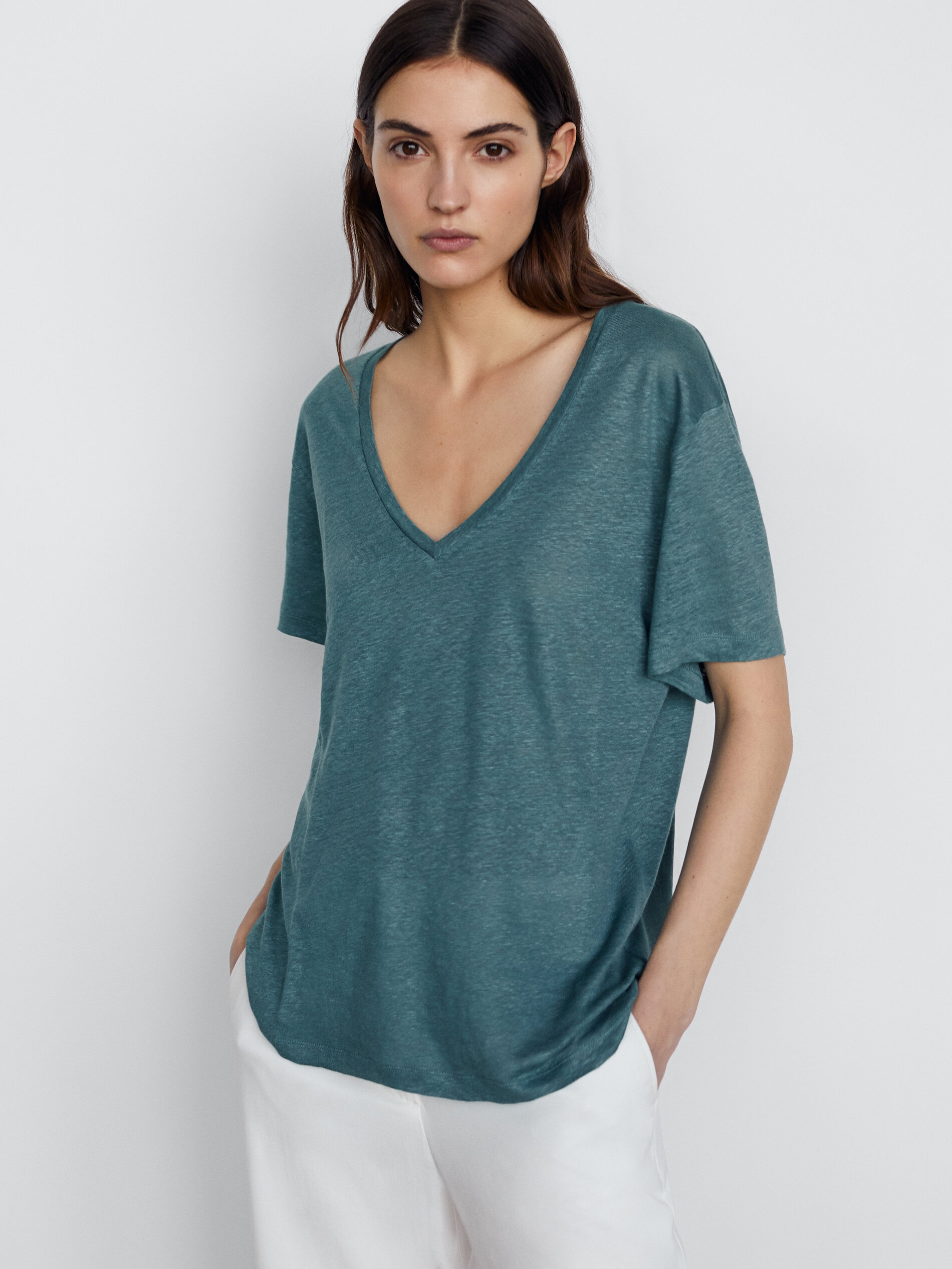 basic t shirt massimo dutti