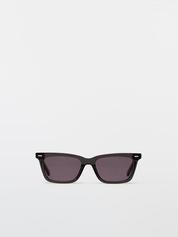 黑色树脂镜框太阳眼镜