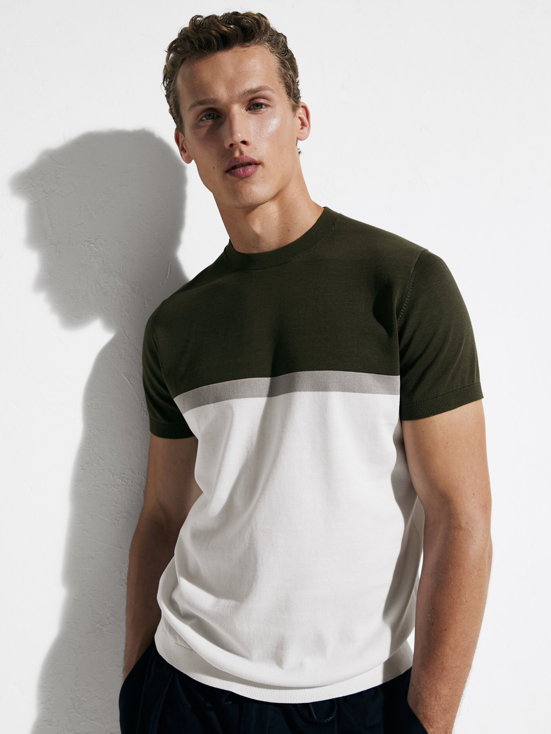 basic t shirt massimo dutti
