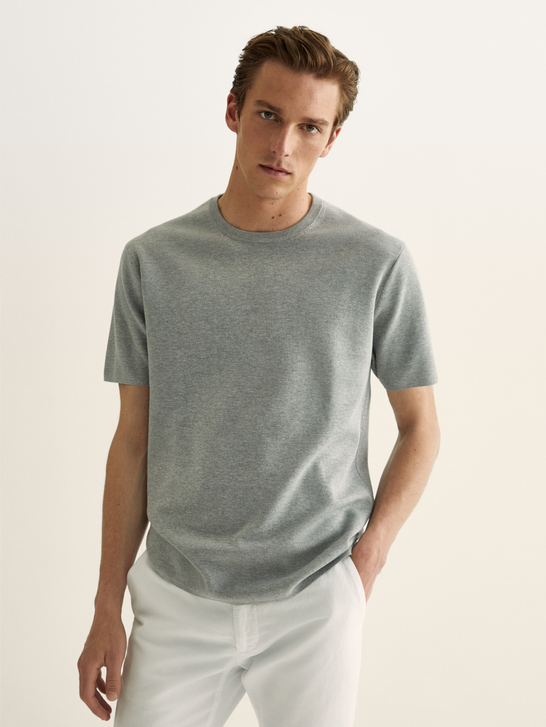 basic t shirt massimo dutti