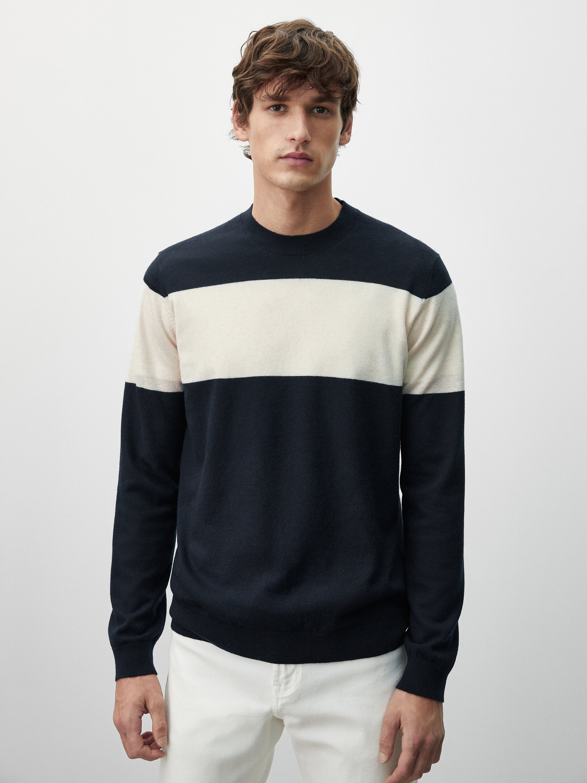 massimo dutti striped jumper