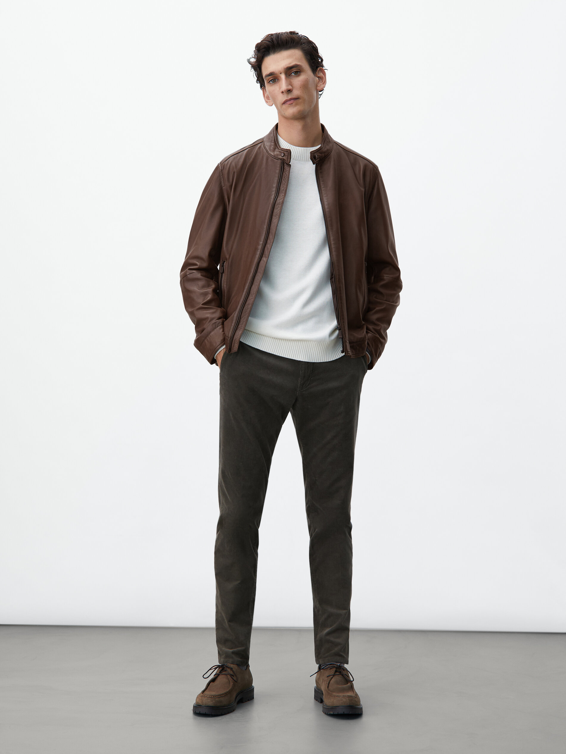 biker jacket massimo dutti