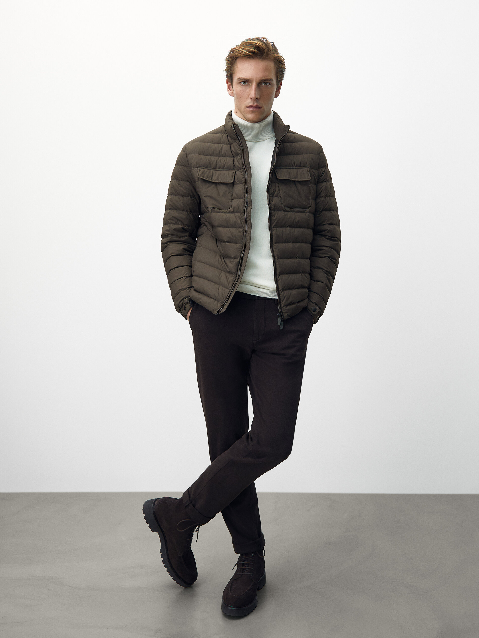 down jacket massimo dutti