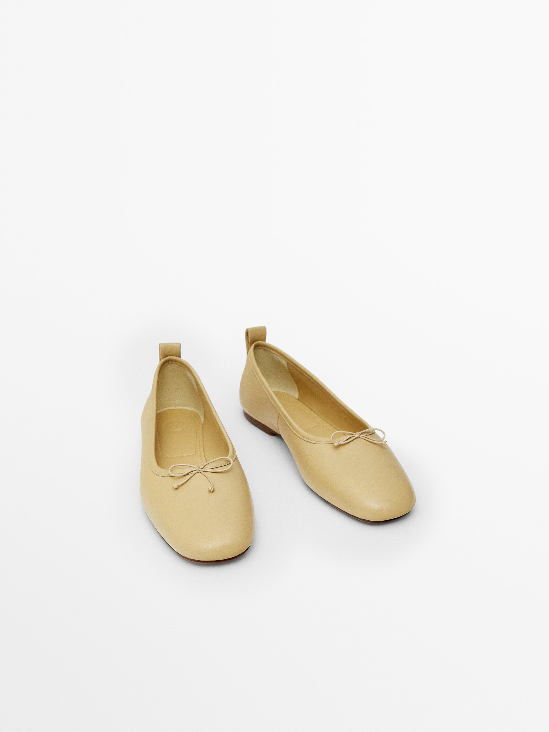 yellow ballet flats