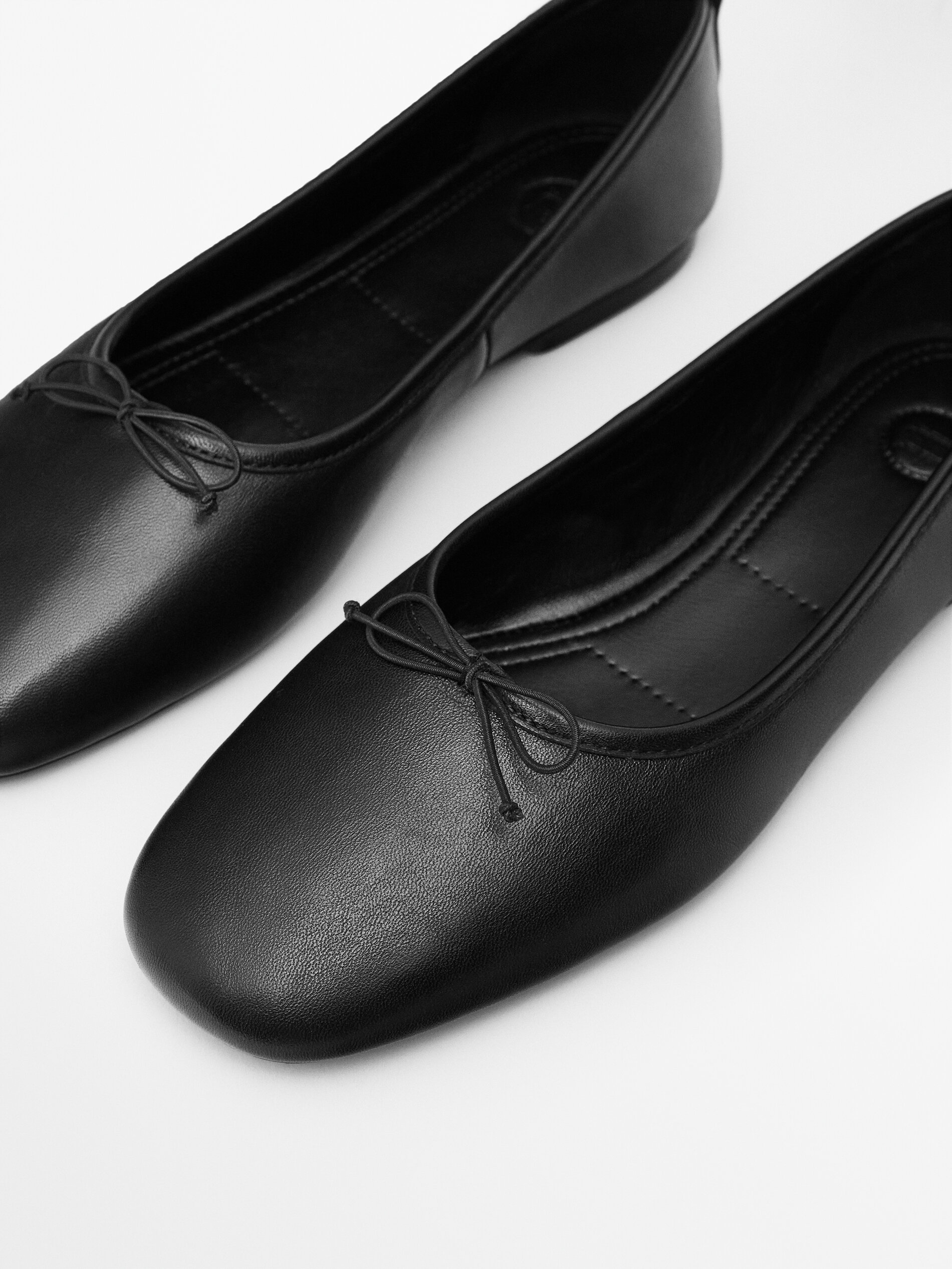 Soft black flats clearance