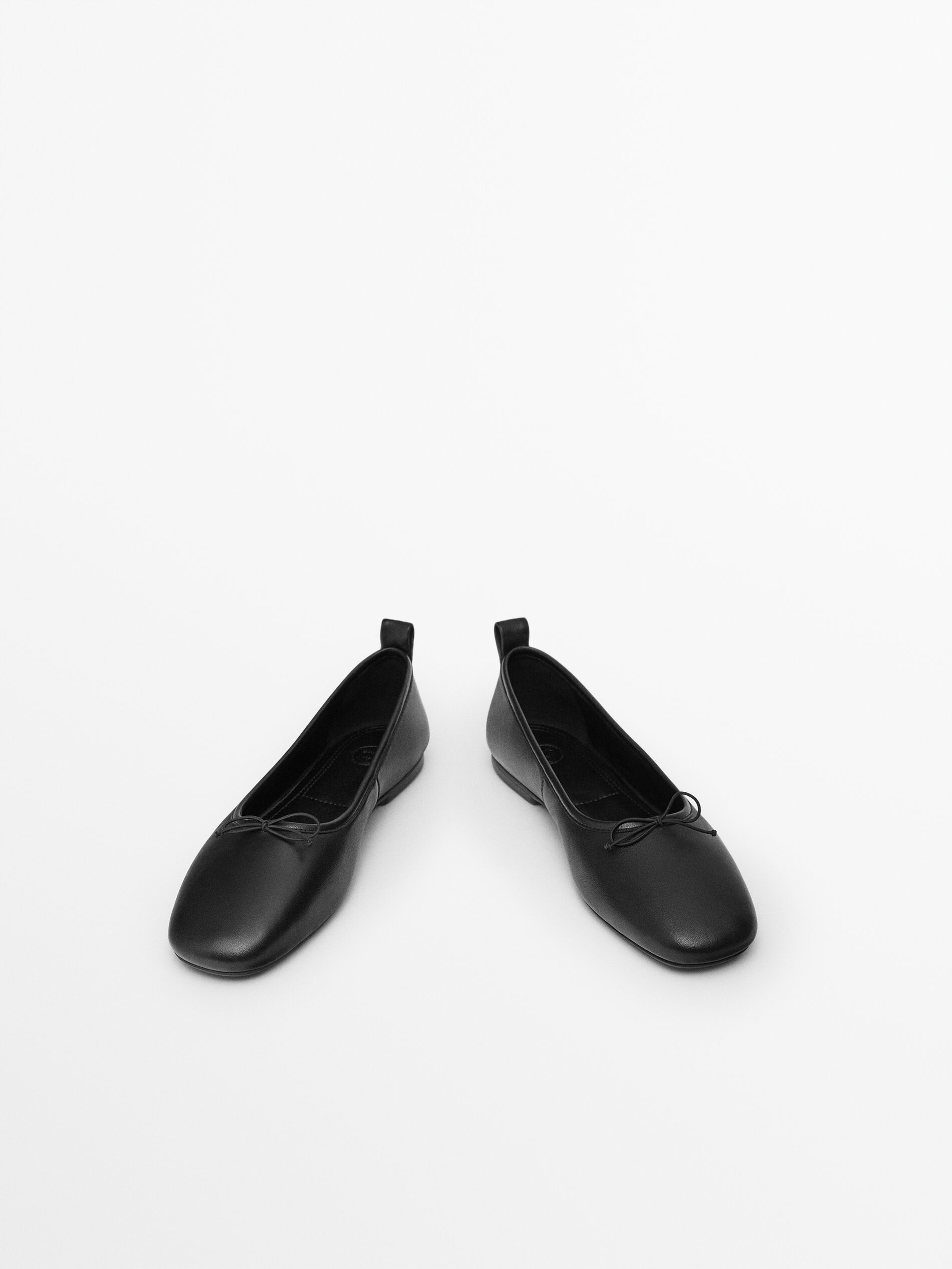 Massimo dutti ballet flats clearance